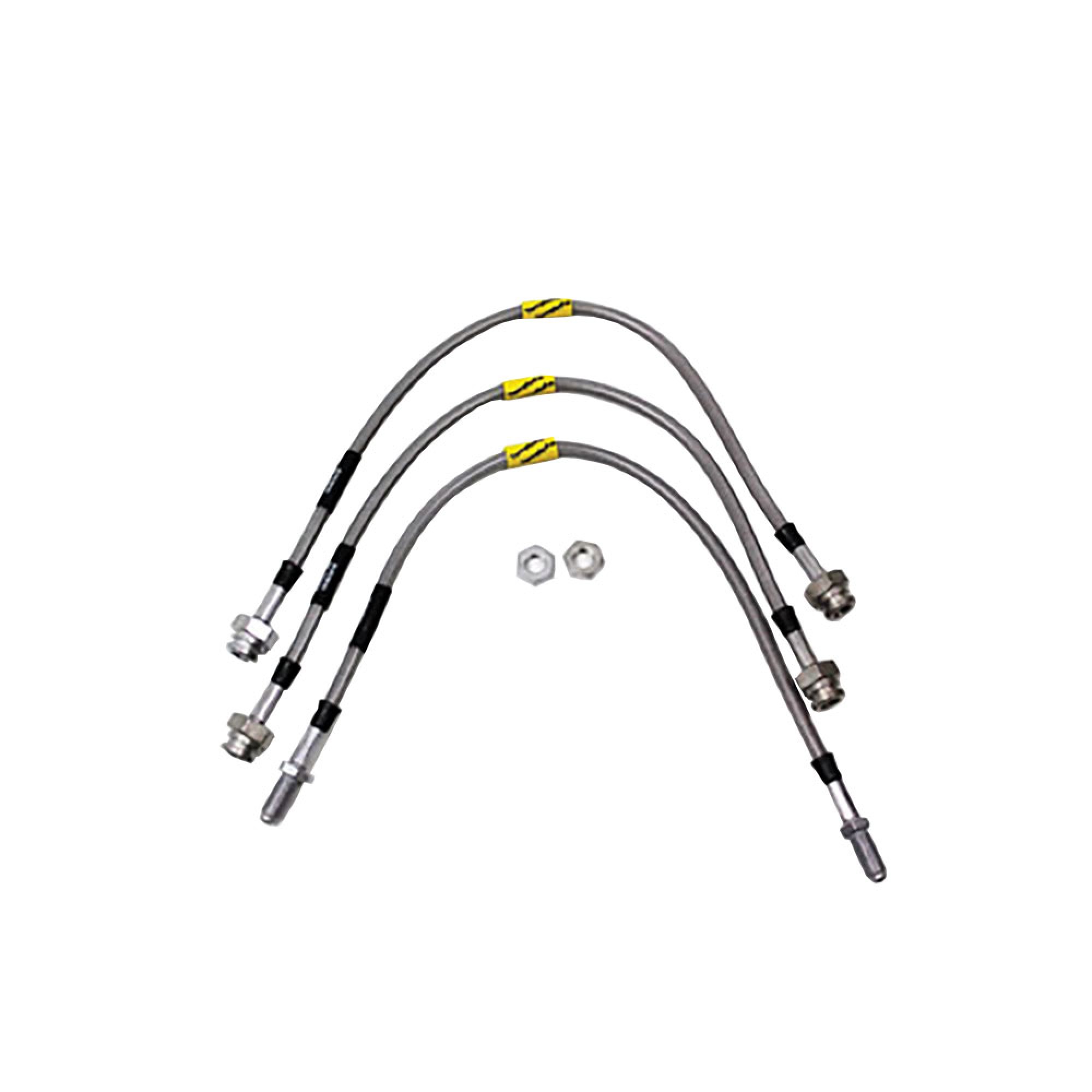 TF649GD - Terrafirma Goodridge +2" Brake Hose Kit 1994-1998 Non Abs