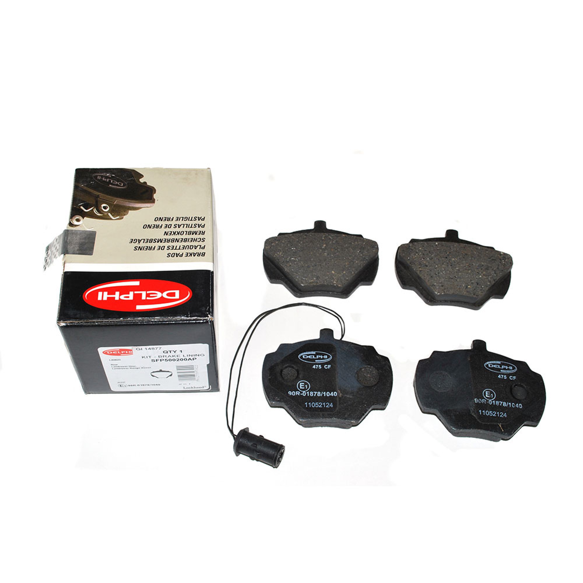 SFP500200AP - Rear Brake Pad Set with Sensor Lockhead