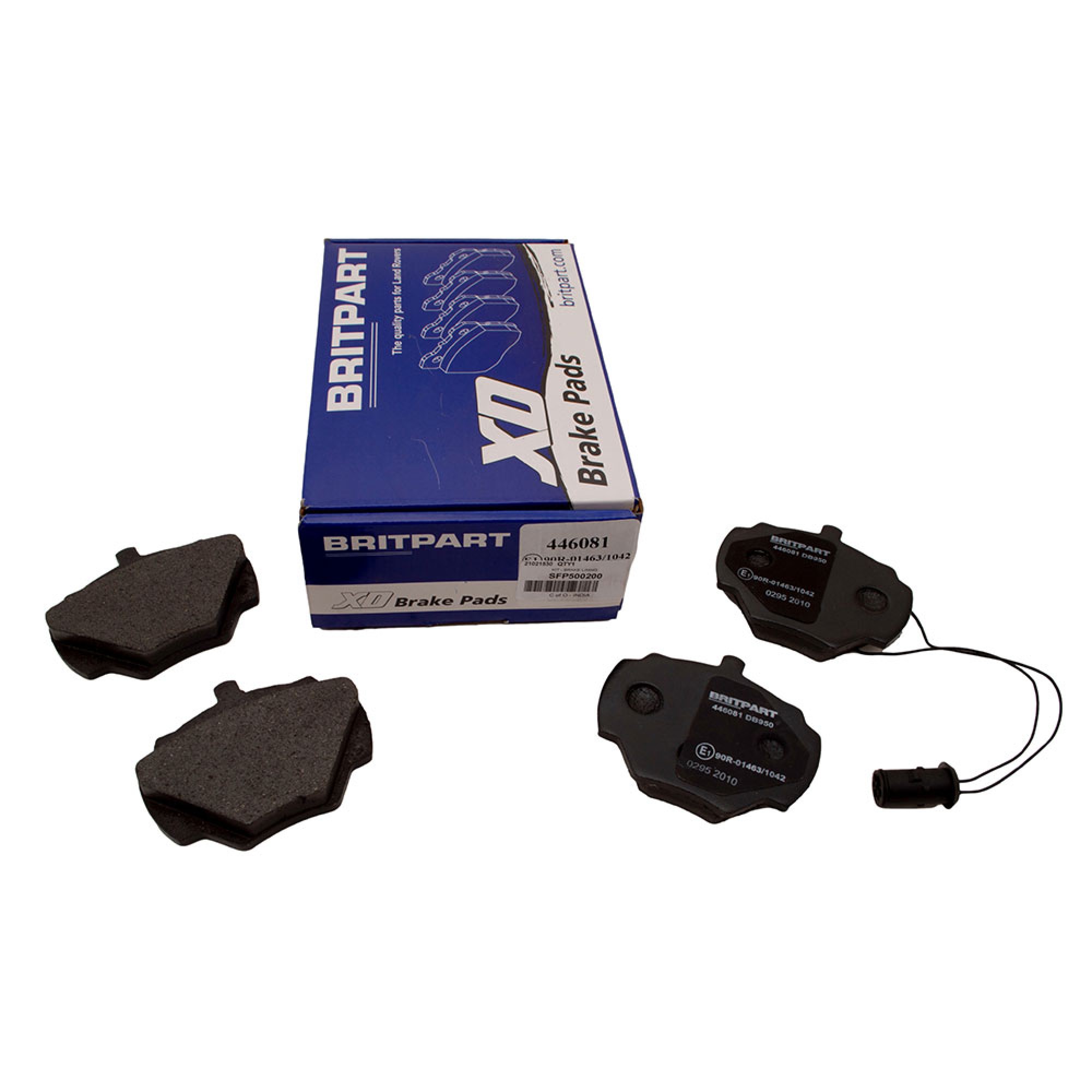SFP500200 - Rear Brake Pad Set 1986 on with Sensor Range Rover Classic and Discovery 1