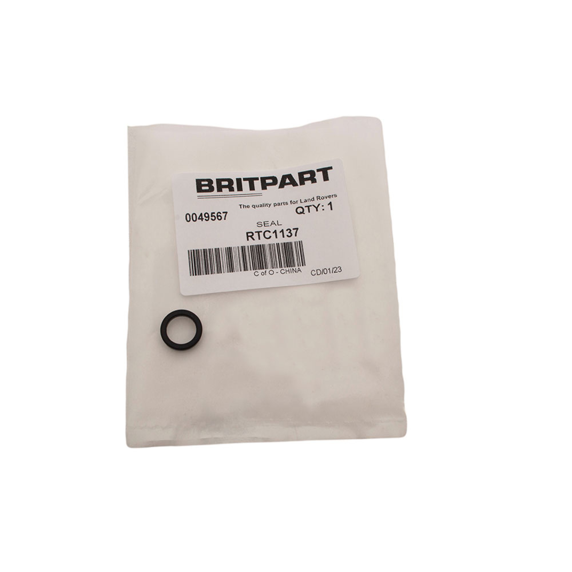 RTC1137 - Seal Fluid Gallery Caliper Rear to 1994 Solid Disc