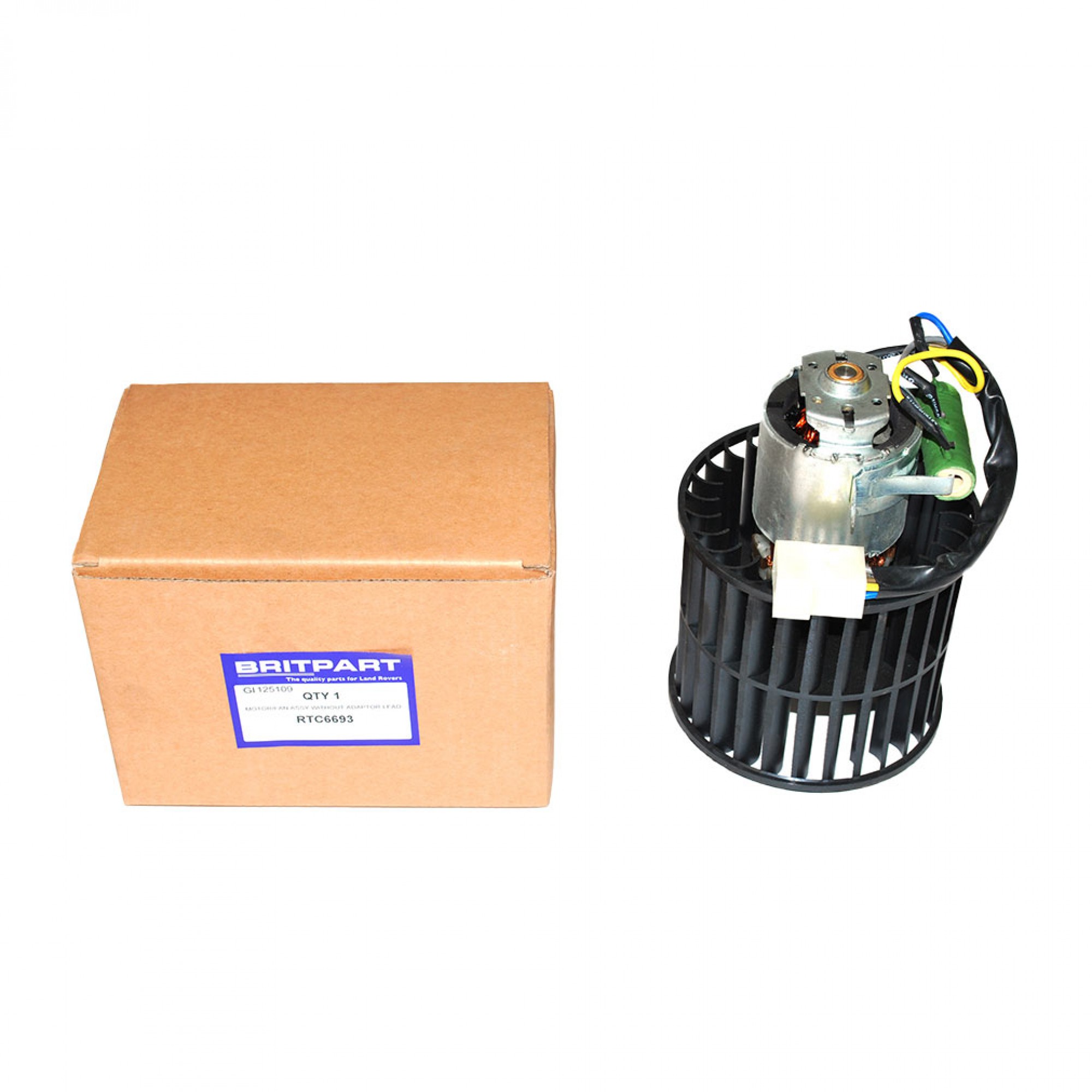 RTC6693 - Motor and Fan Assembly Heater Discovery 1 to 1994 and Range Rover Classic 1988 to 94