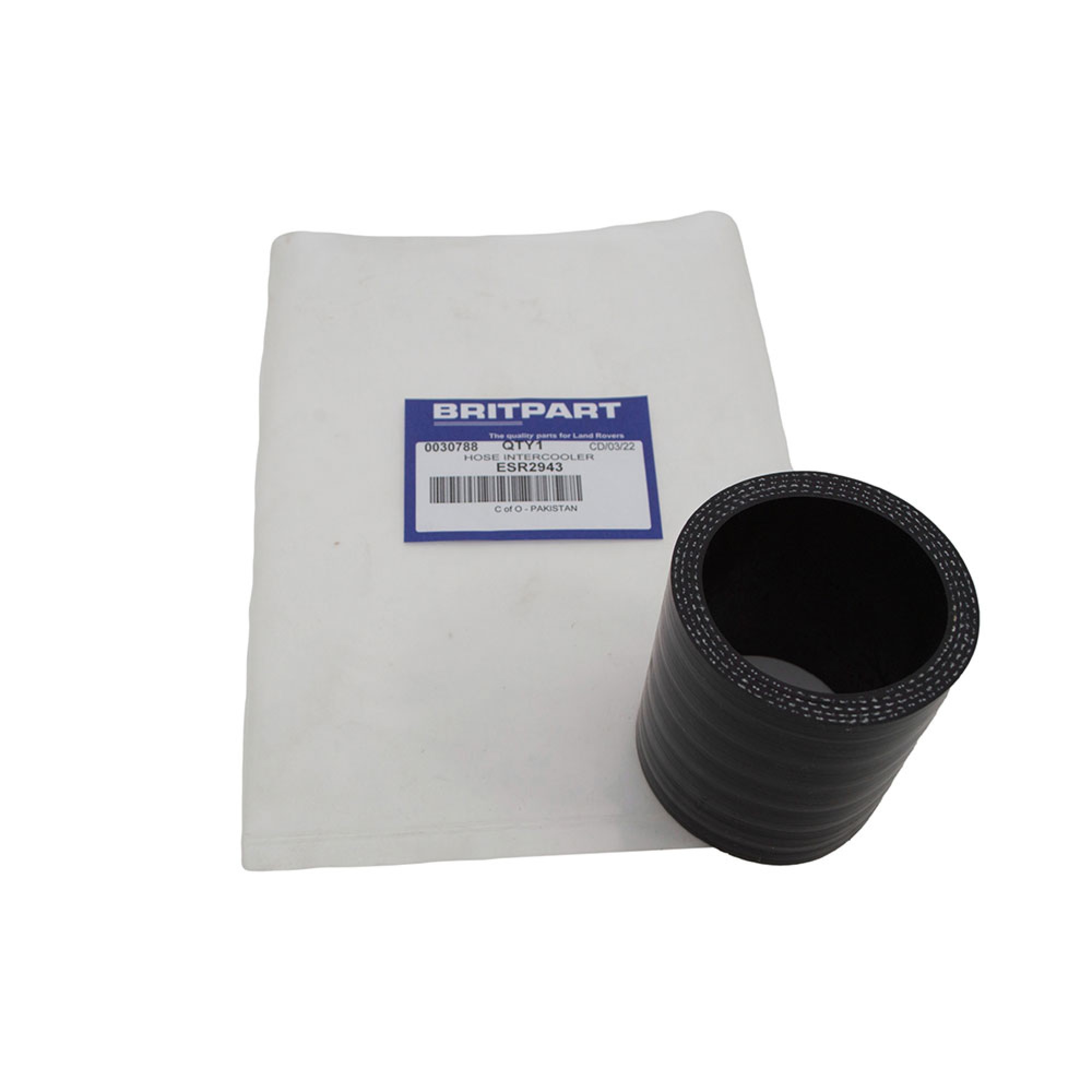 ESR2943 - Hose Intercooler 200 TDI Discovery 1 and RRC