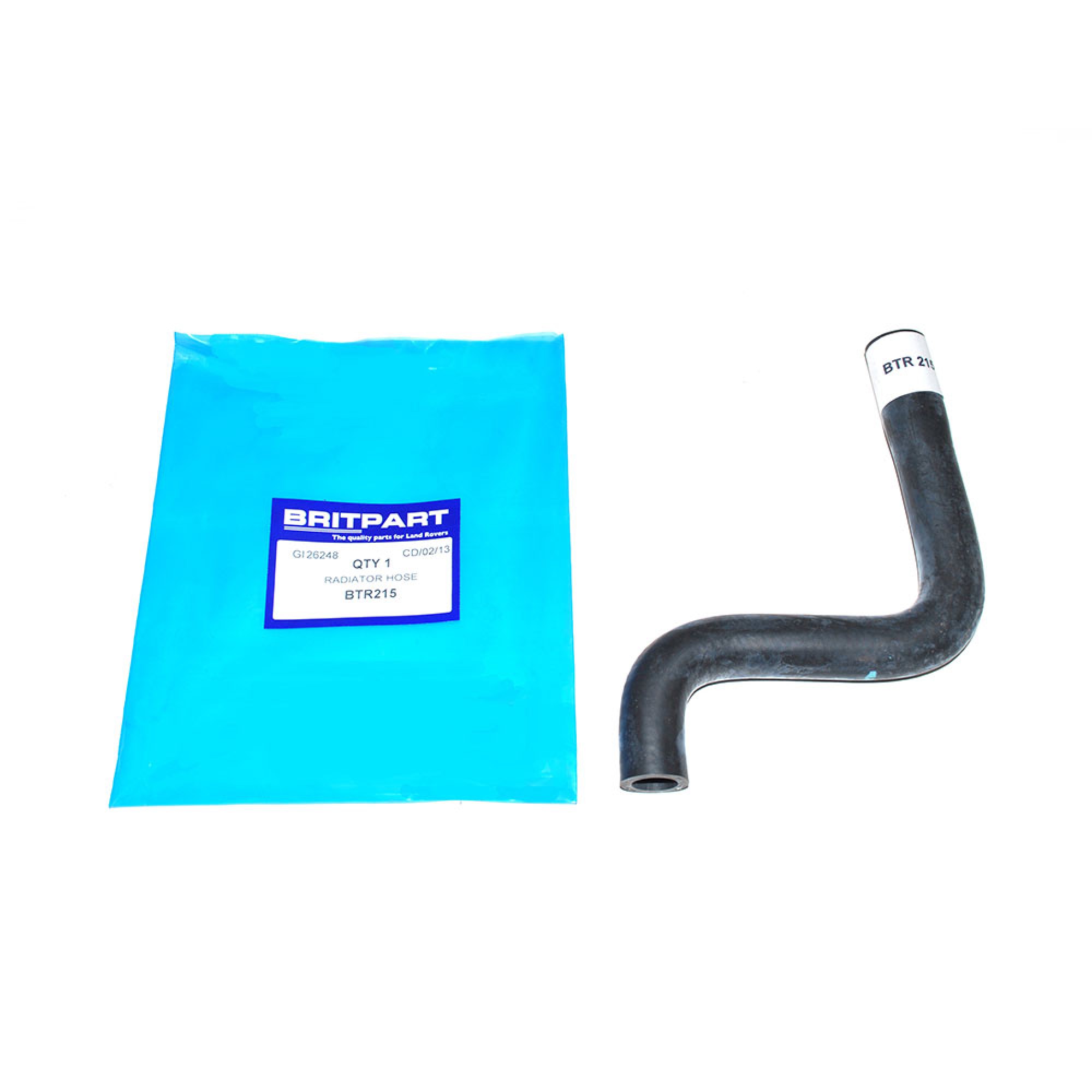 BTR215 - Heater Inlet Hose V8 Rear Range Rover 110 and Discovery 1
