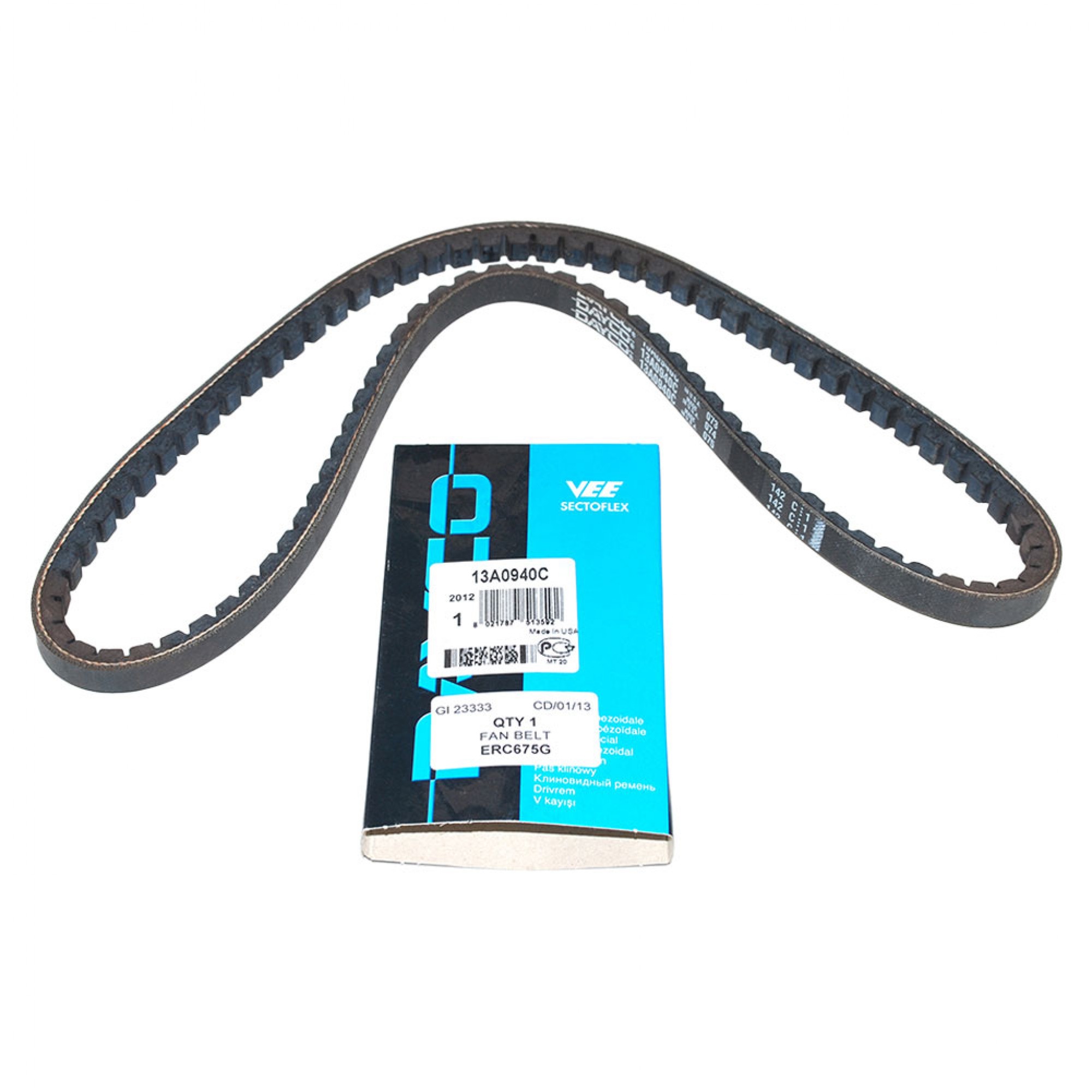 ERC675G - Dayco 3.5L V8 Twin Carb Power Assisted Steering Belt