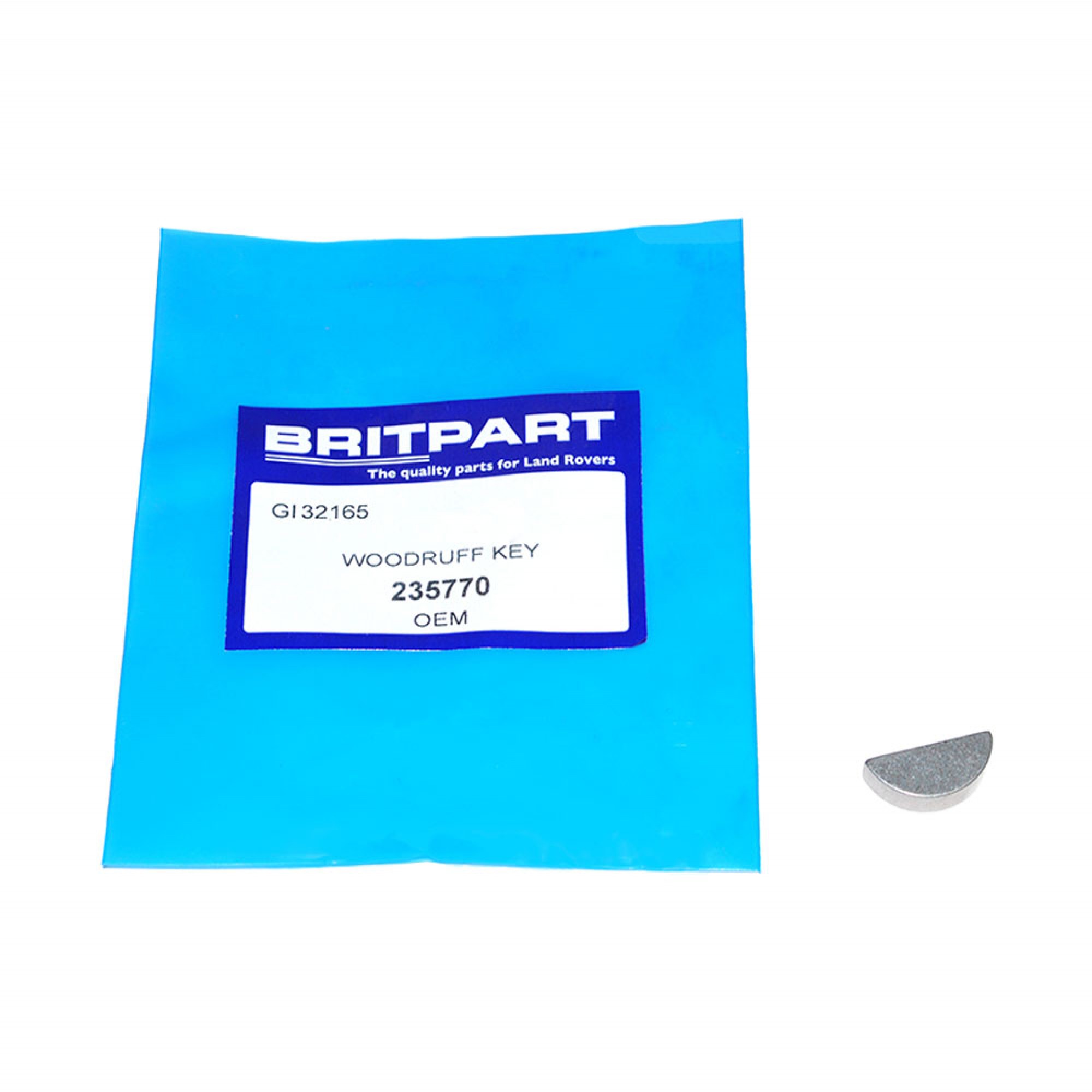 Woodruff Key Crank All 4 Cylinder to 200TDI Inclusive - 235770