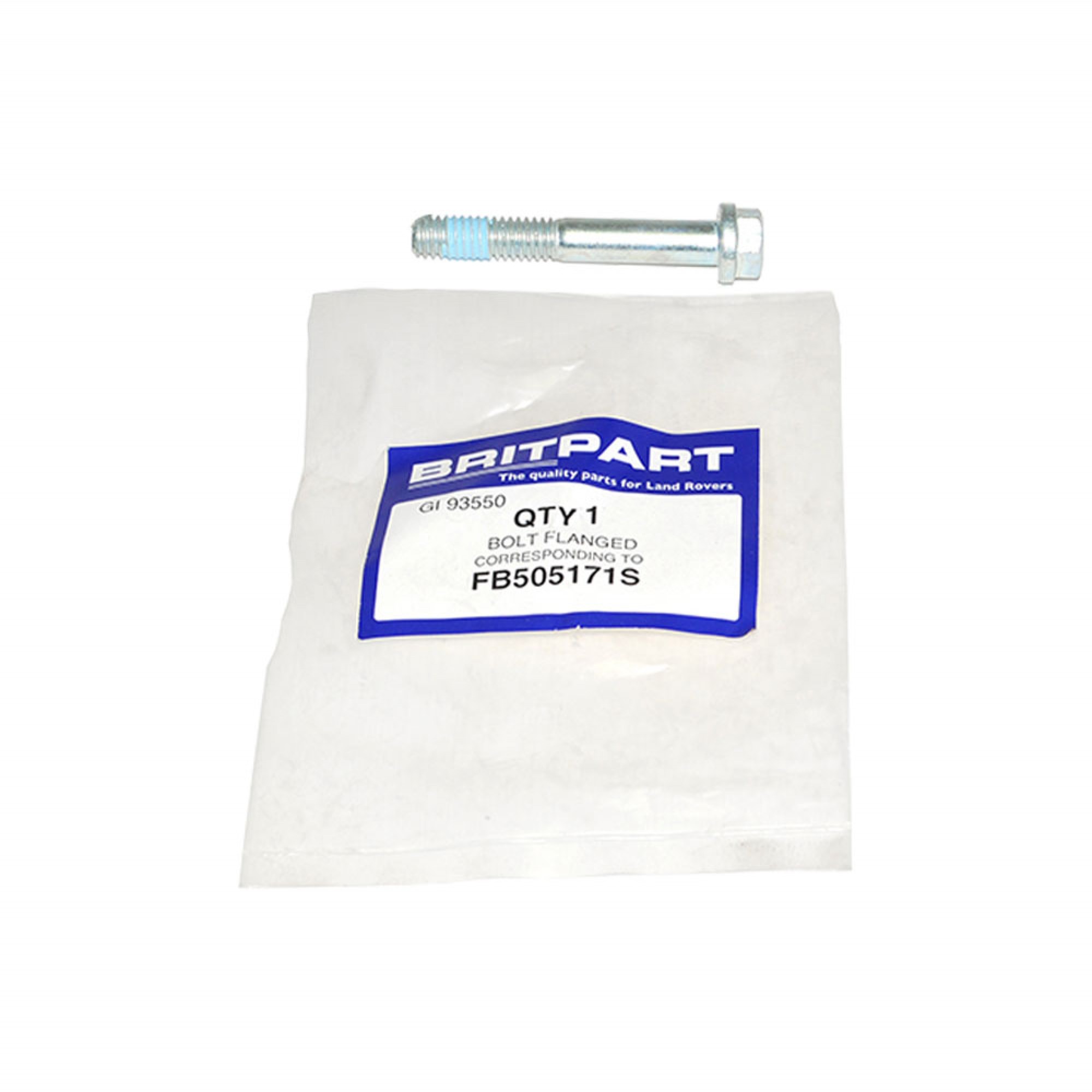 FB505171S - Bolt Flange Head 5/16 Unc x 2.125 Front Cover to Block