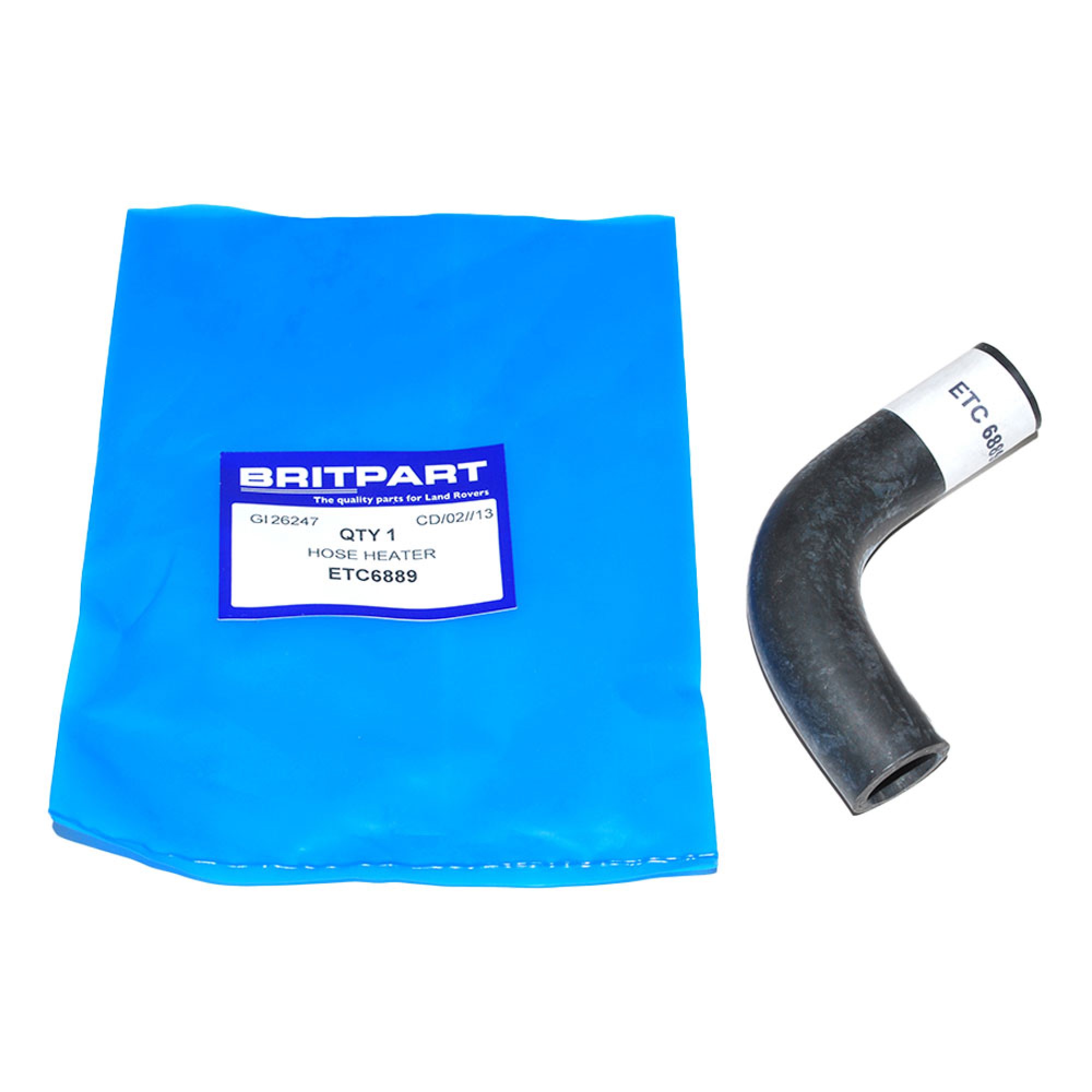 ETC6889 - Heater Hose Front E.f.i Range Rover Classic and Discovery 1 Discovery