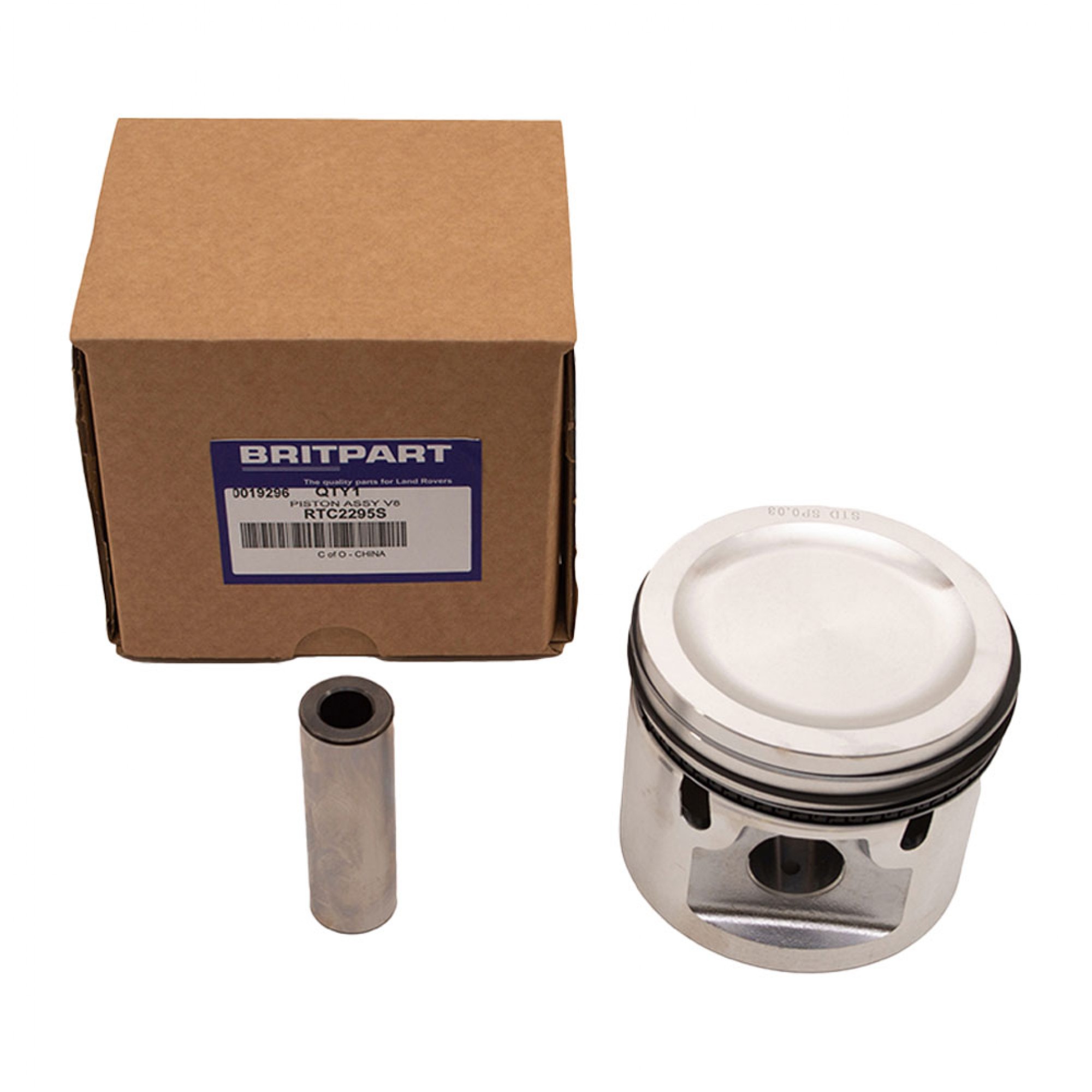 RTC2295S - Piston and Rings Assembly Std V8 9.35.1 Comp Ratio