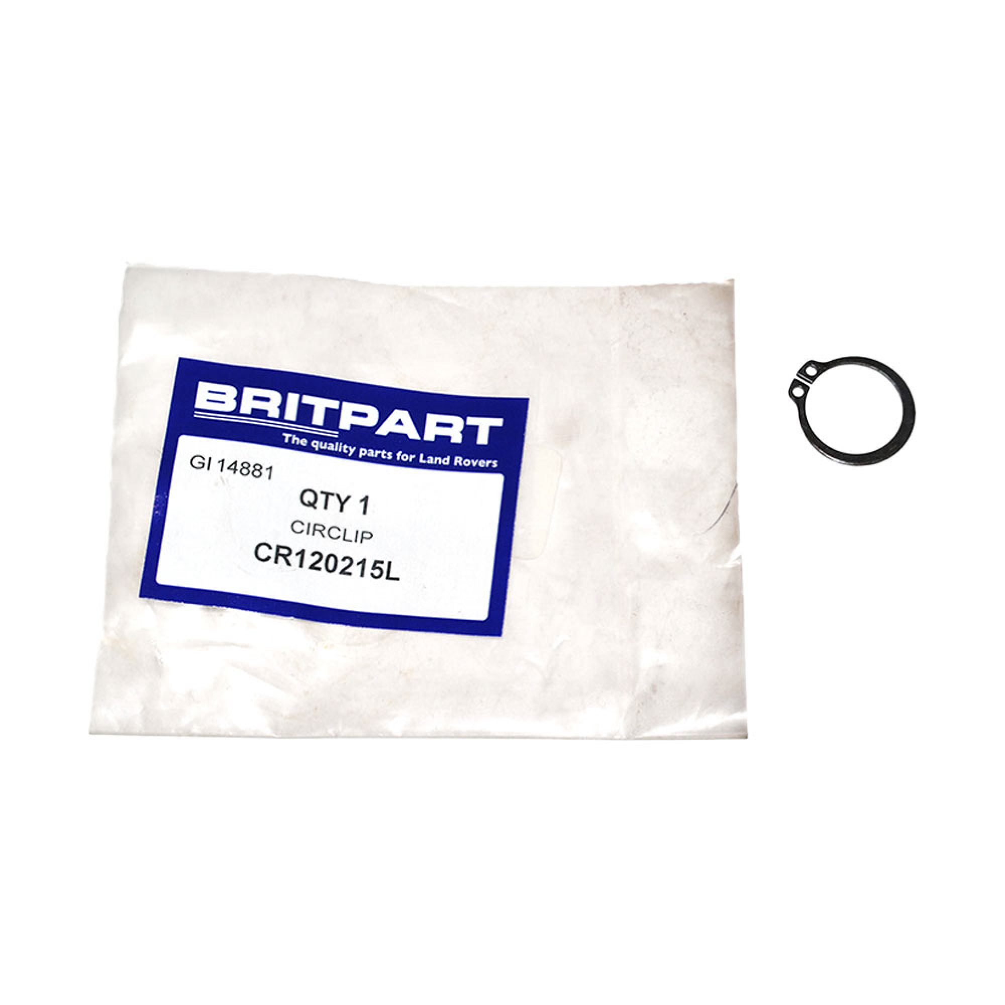 CR120215L - Circlip Transfer Gear Lever 90/110 Range Rover and Disco.