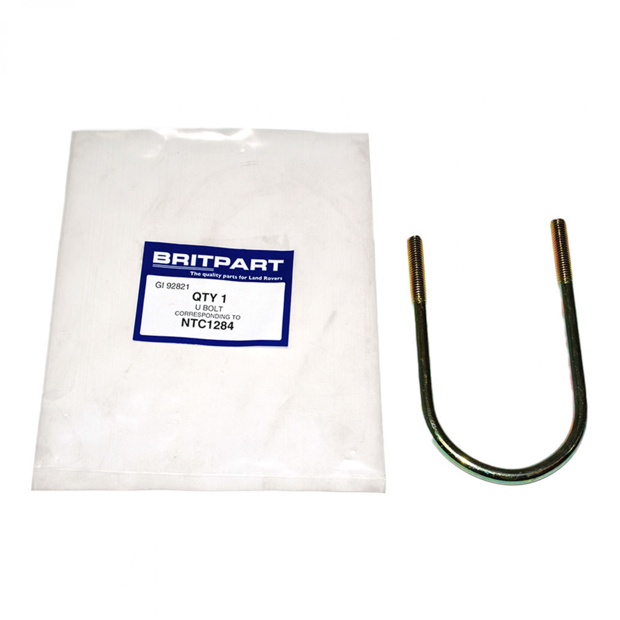 NTC1284 - Genuine U Bolt Exhaust Rear Discovery V8 and Range Rover 1986>