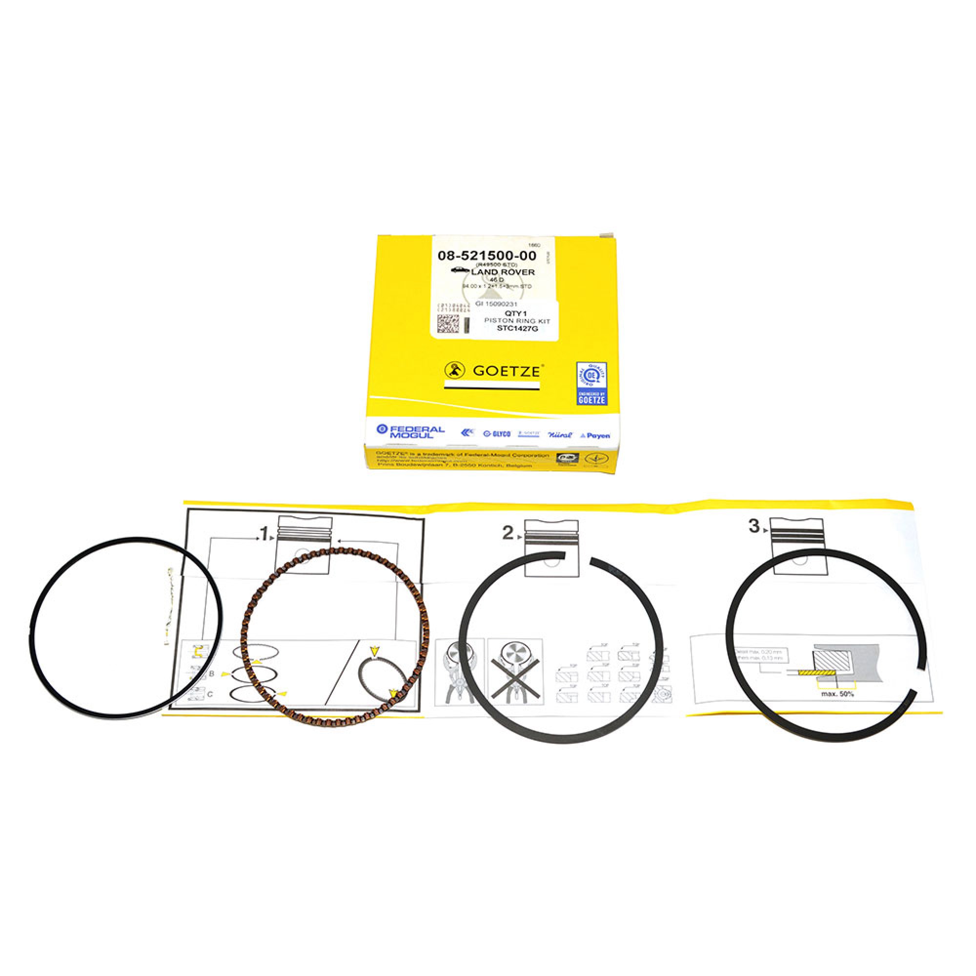 STC1427G - OEM Piston Ring Set Per Piston Standard