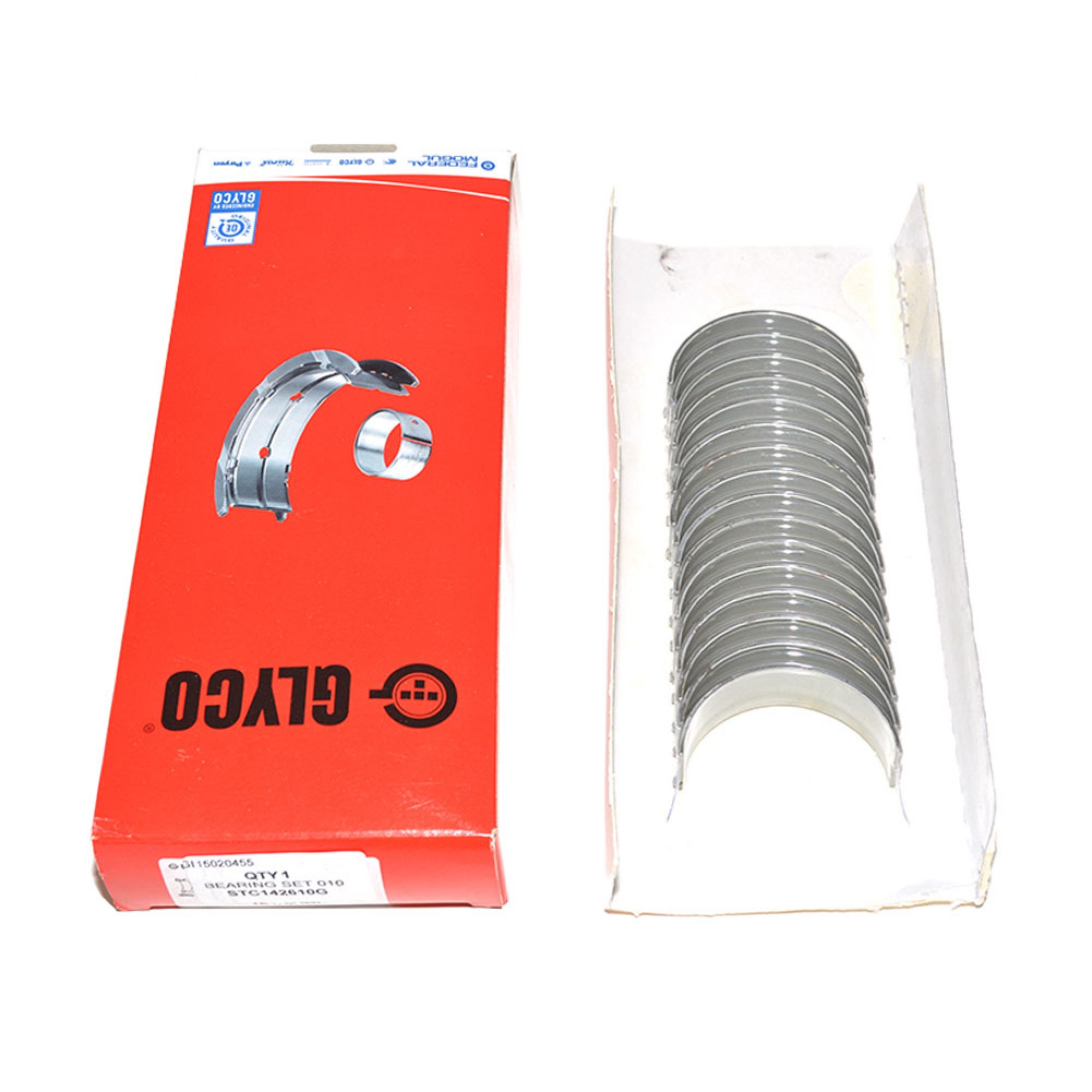 STC142610G - Glyco V8 EFI Con Rod Bearing Set 0.010" Oversized