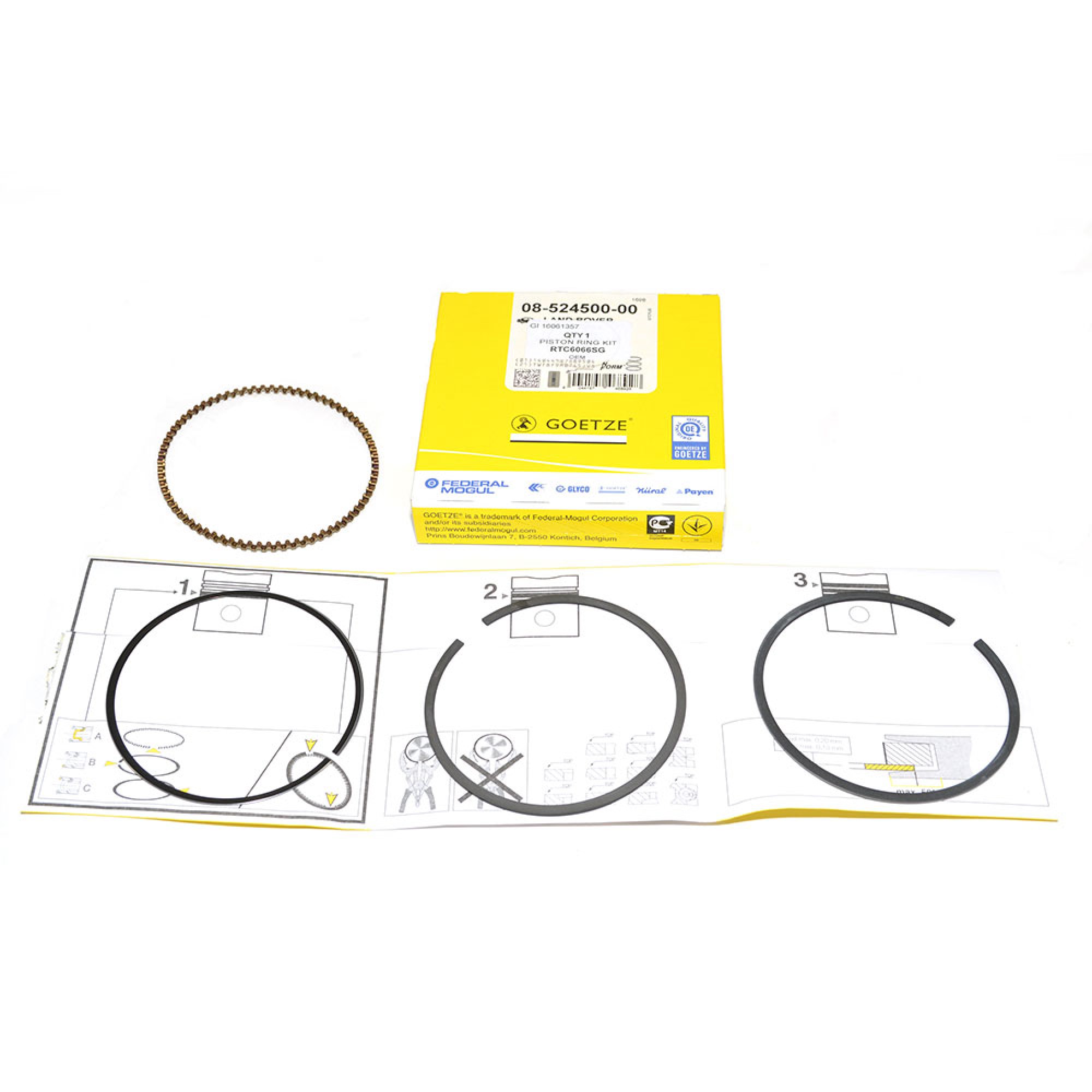 RTC6066SG - Ae Piston Ring Set V8 Engine 3.9 Standard One Piston