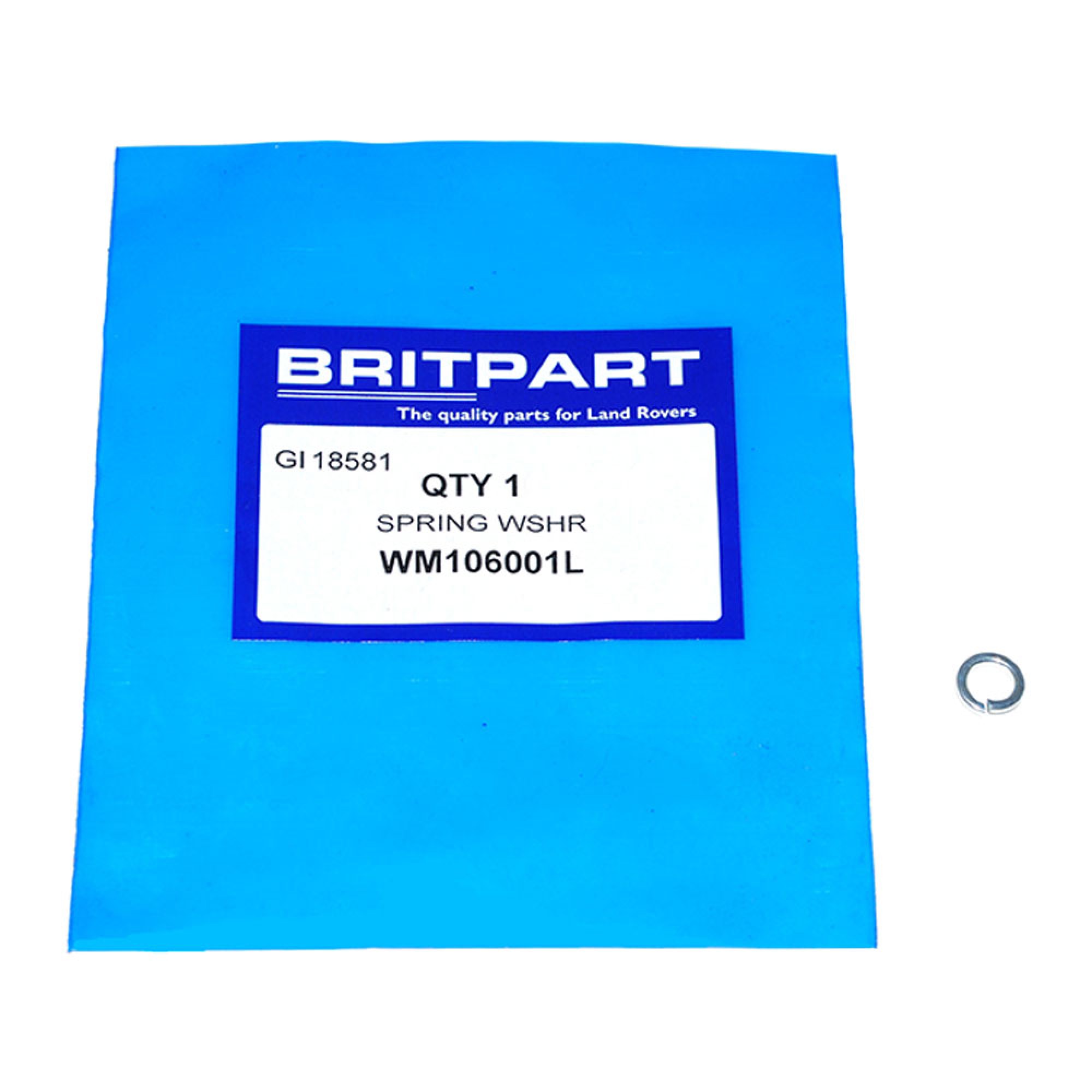 WM106001L - Spring Washer 6mm