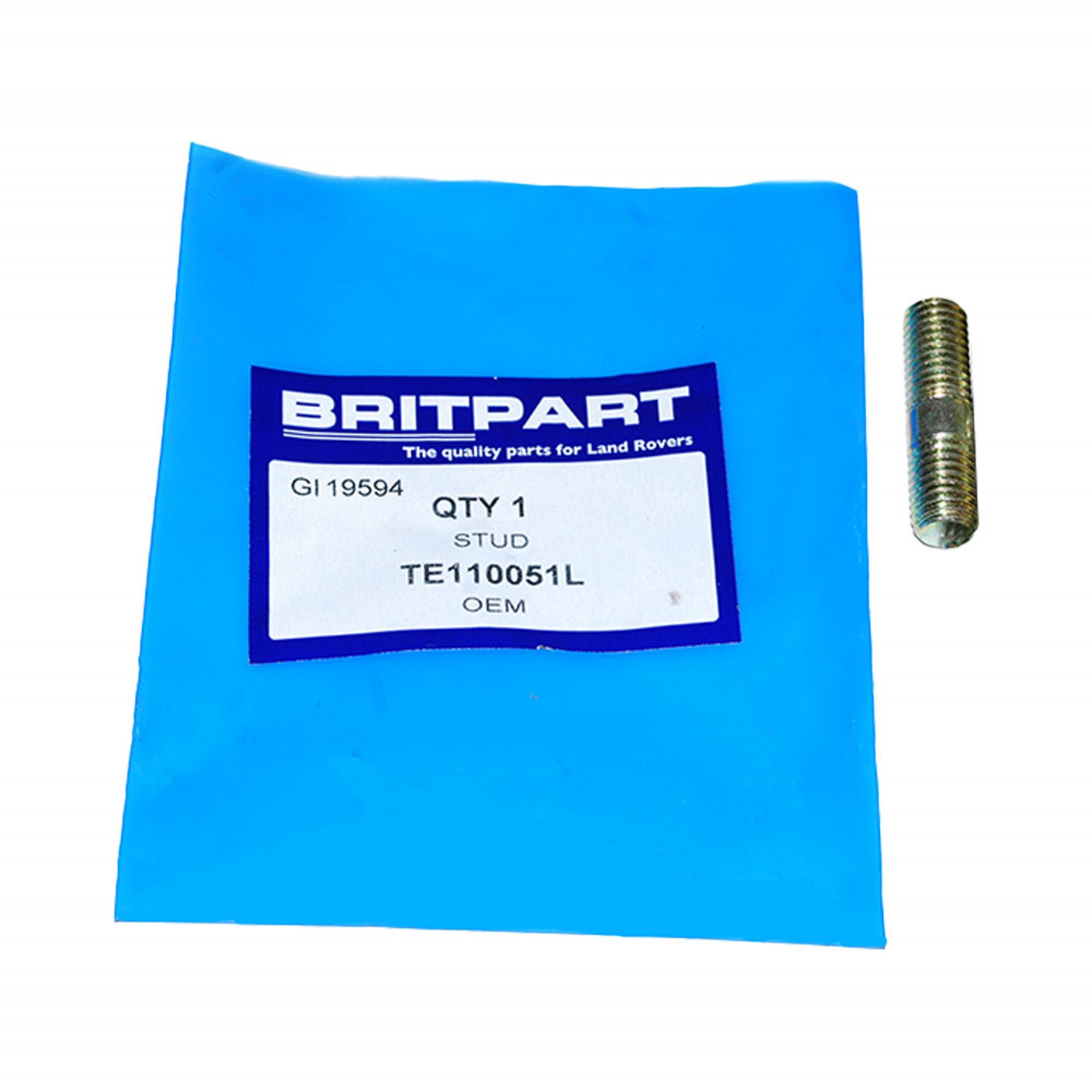 TE110051L - OEM Stud M10 x 25mm Va