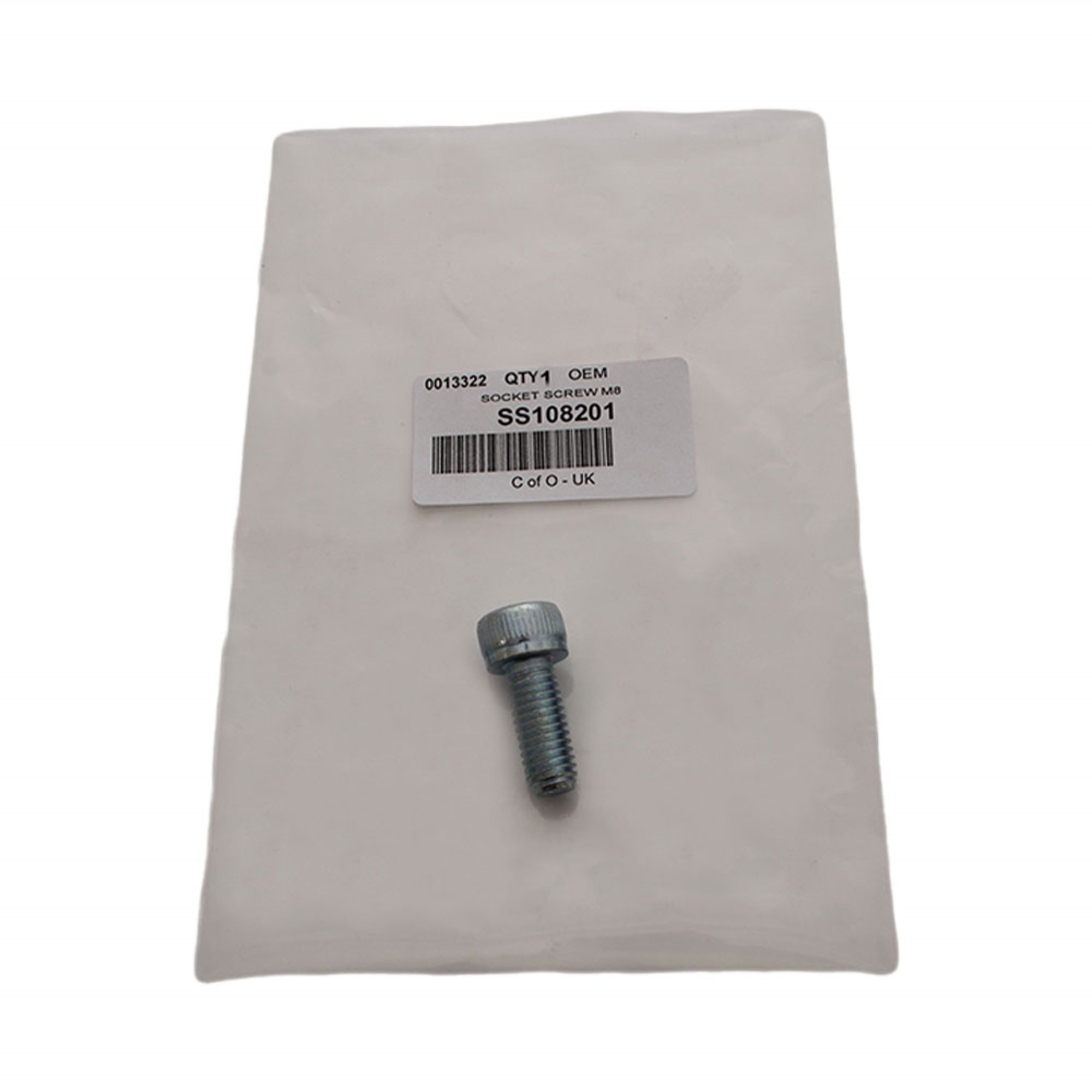 SS108201 - Screw Hexagon Socket M8 x 20mm