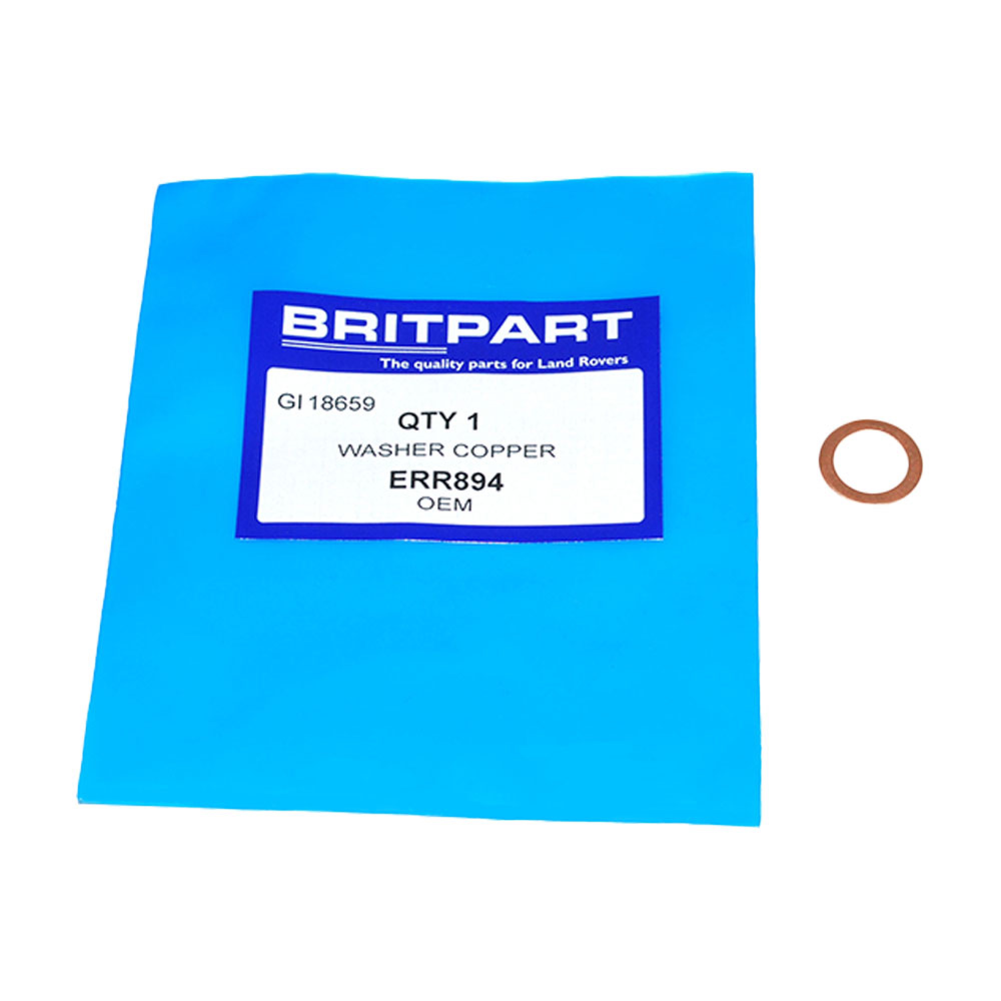 ERR894 - Copper Washer Various Applications