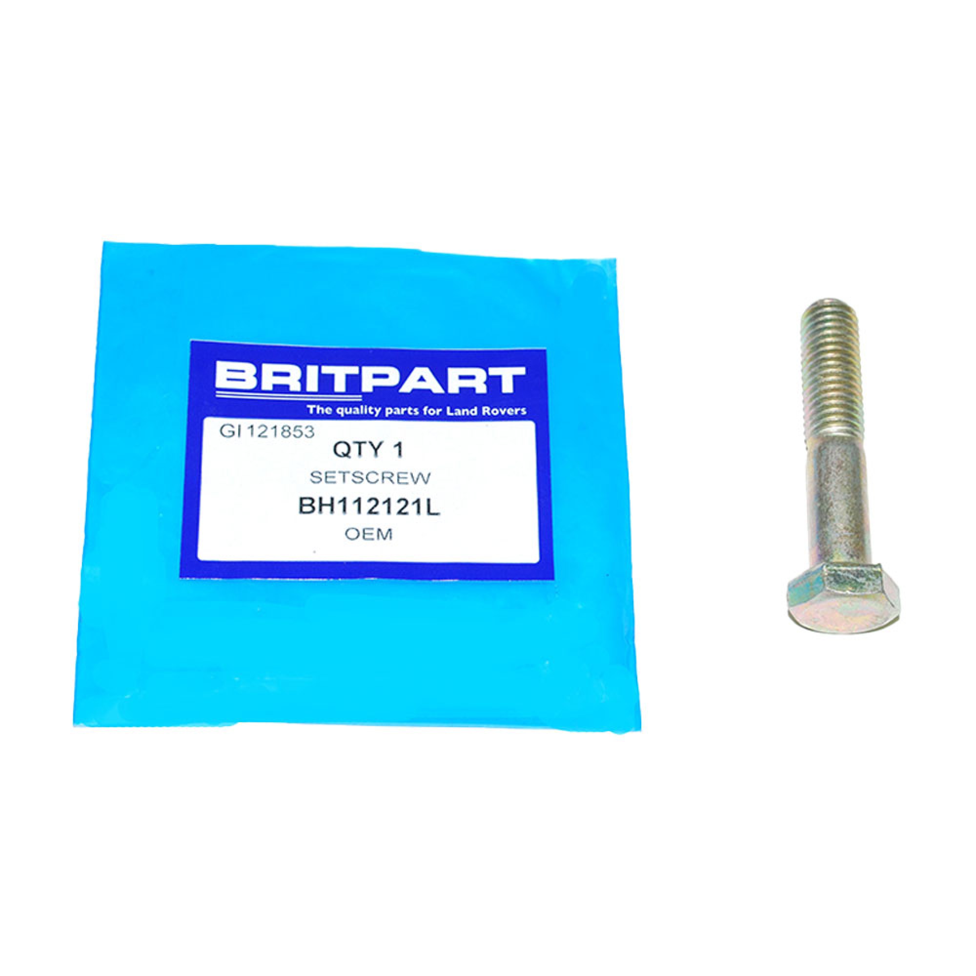 BH112121L - Bolt M12 x 60mm Various Applications