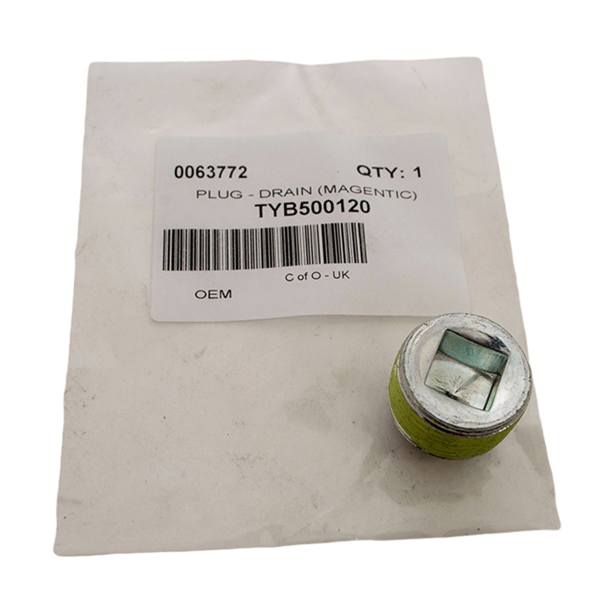 TYB500120 - Drain Plug Drain Discovery 2 Axle Front and Rear