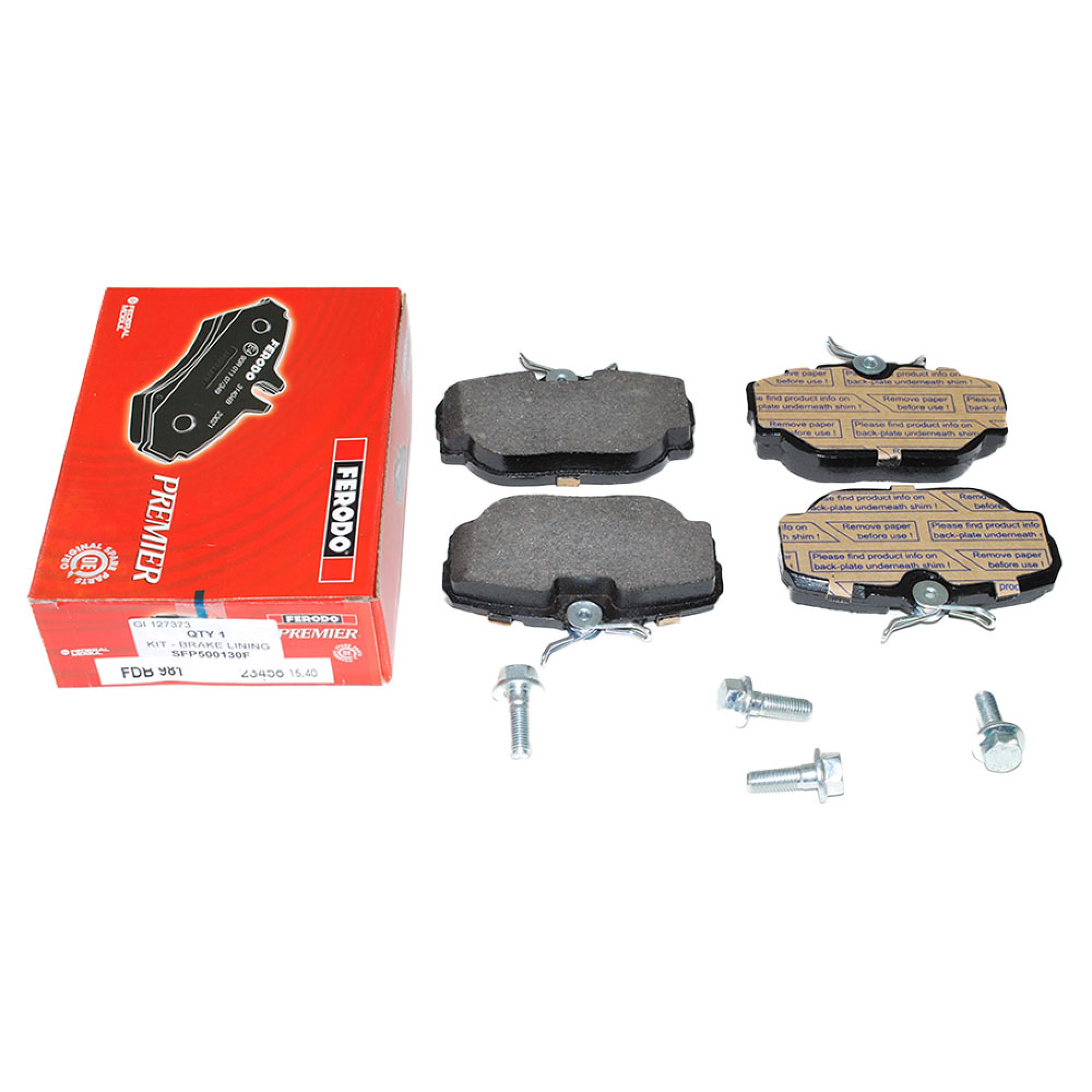 SFP500130F - Ferodo Brake Pads Rear Range Rover 95-02 and Discovery 2