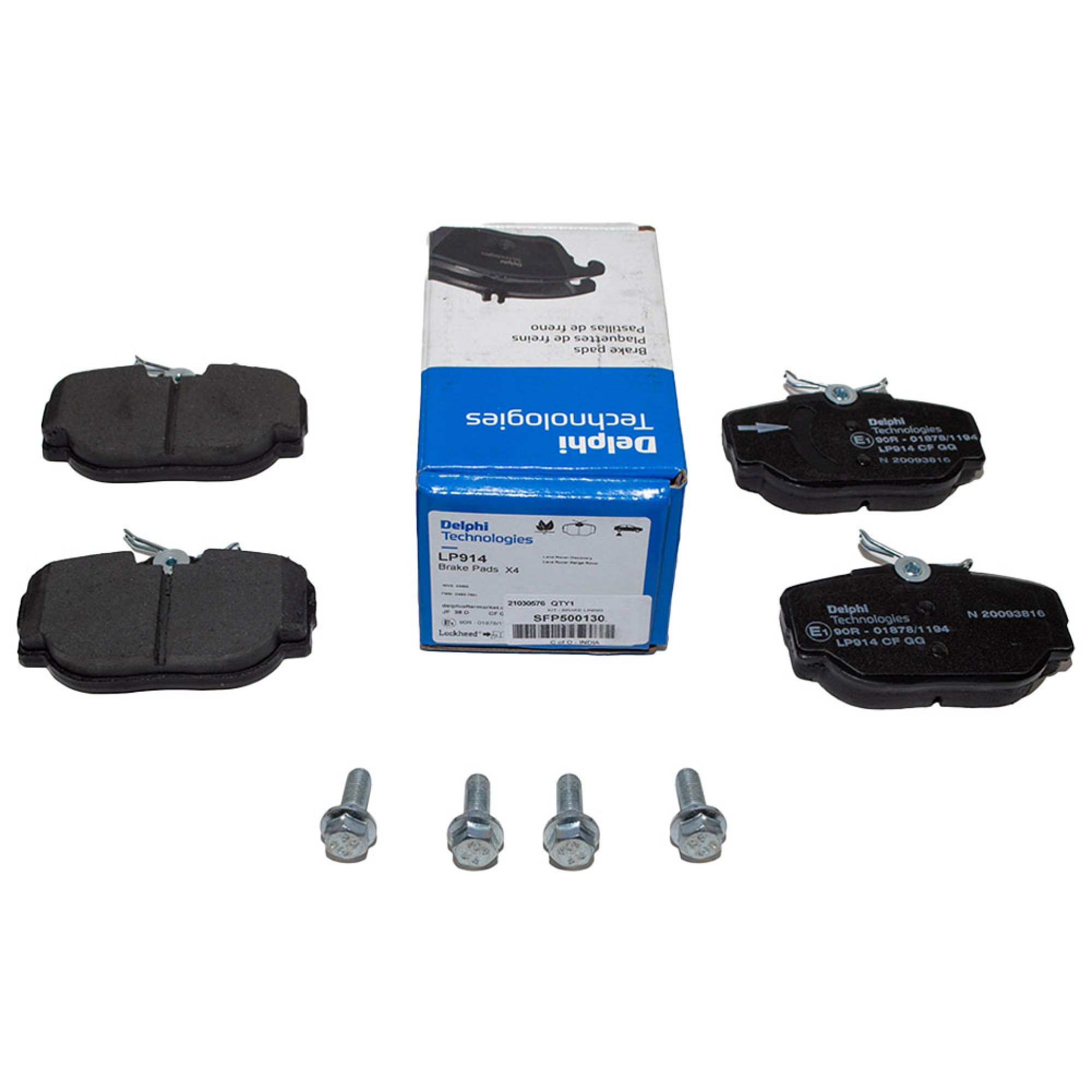 SFP500130D - Delphi Brake Pads Rear Range Rover 95-02 and Discovery 2
