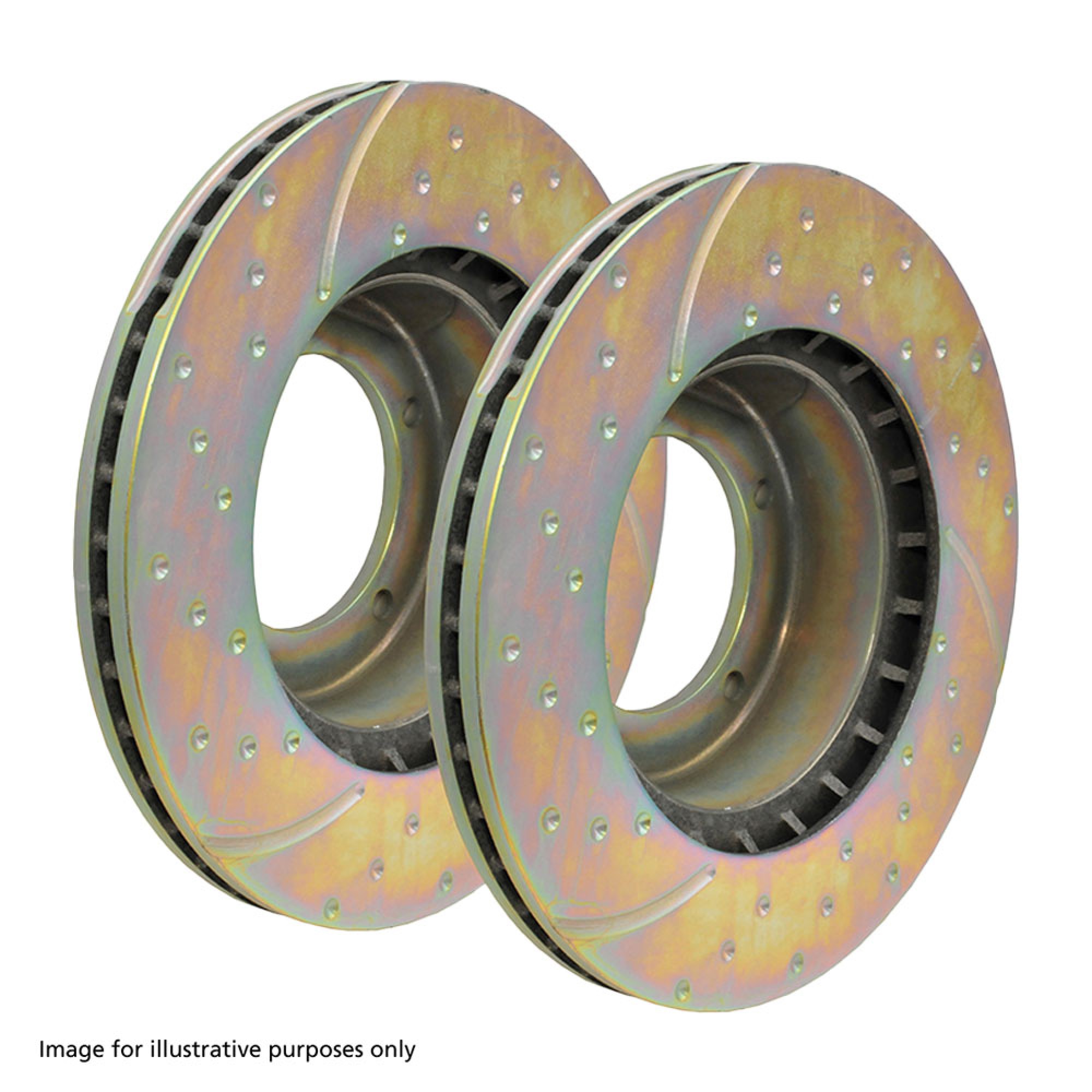 DA4149 - Ebc Green Stuff Brake Pad Set Front D2 and P38A