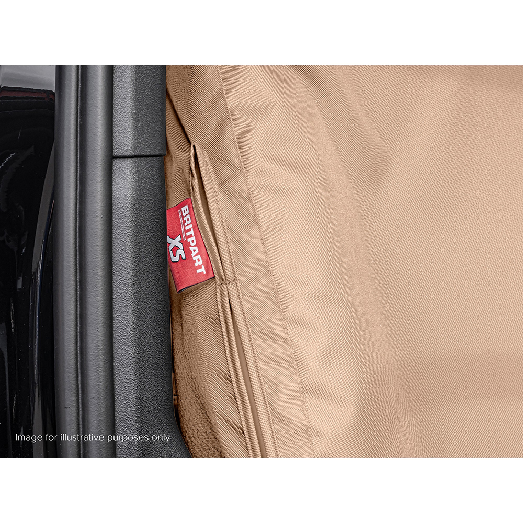 Britpart Xs Seat Covers Front - DEF20 5DR Sand
