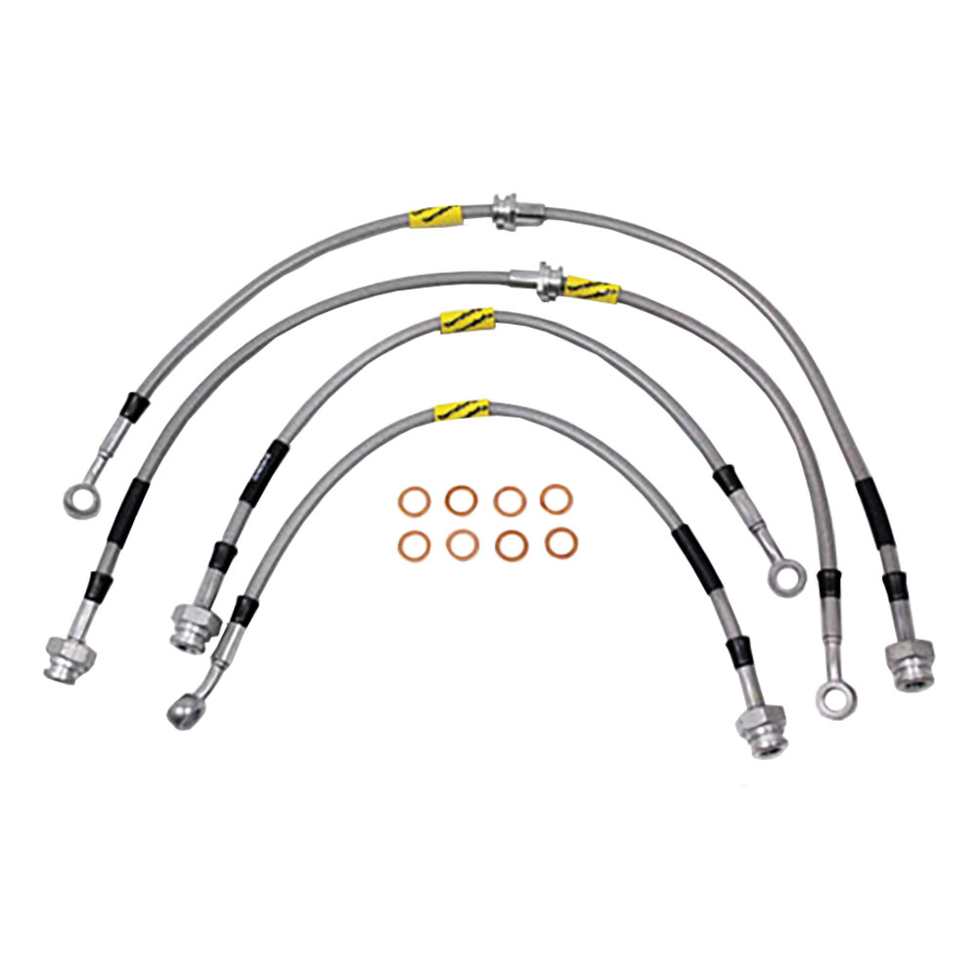 TF650GD - Terrafirma GOODRIDGE+2" Brake Hose Kit 1998-2004