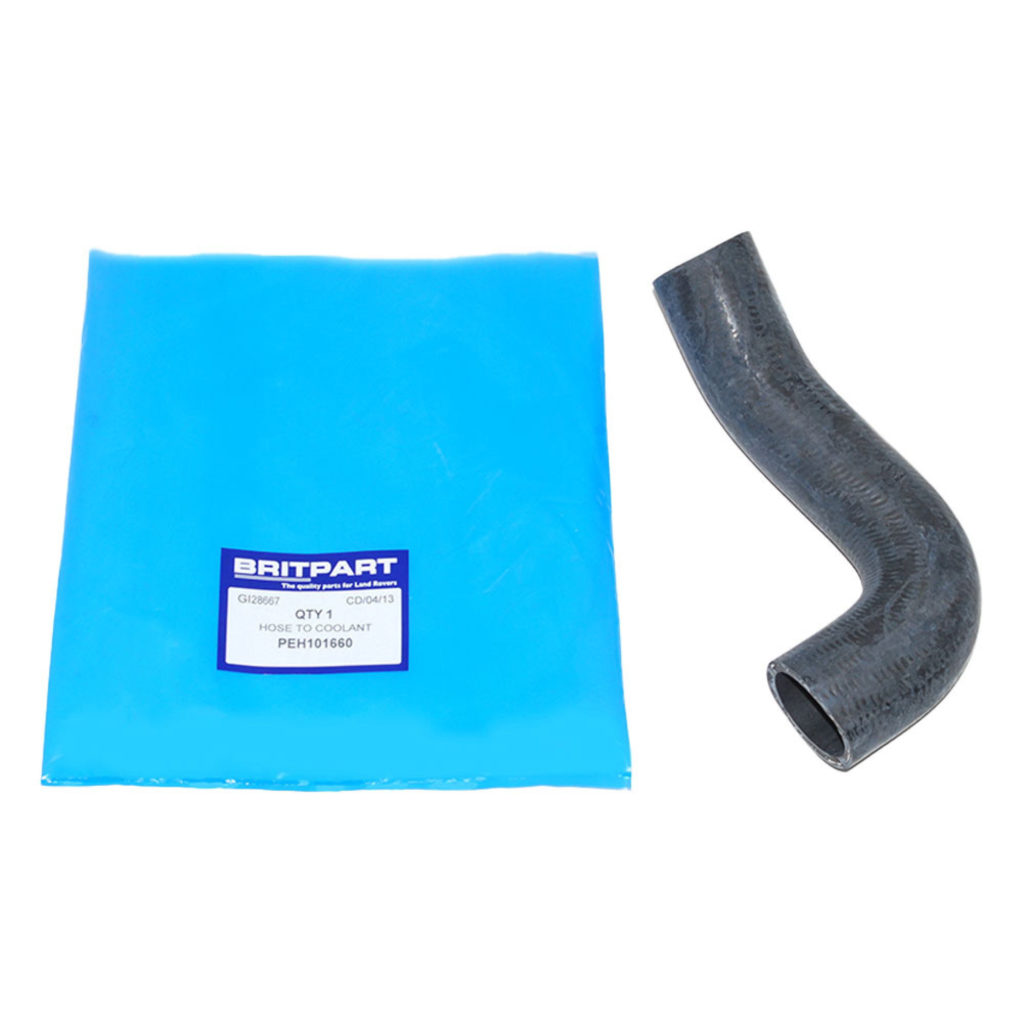 PEH101660 - Hose Coolant Rail to Pump from XA227050
