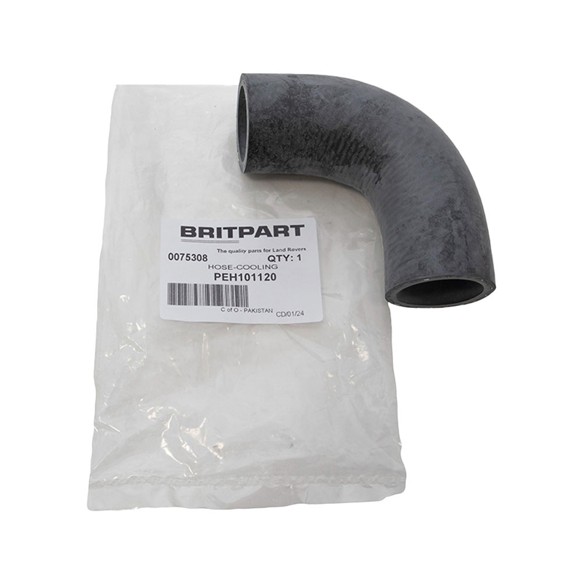 Bottom Radiator Hose for Discovery 2 TD5 to 3A828206 - PEH101120