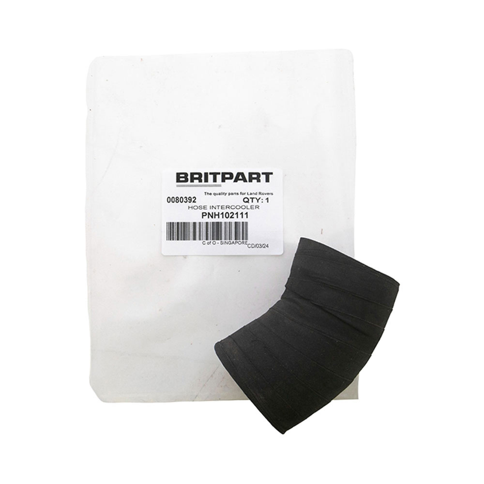 PNH102111 - Hose Short Turbo to Intercooler