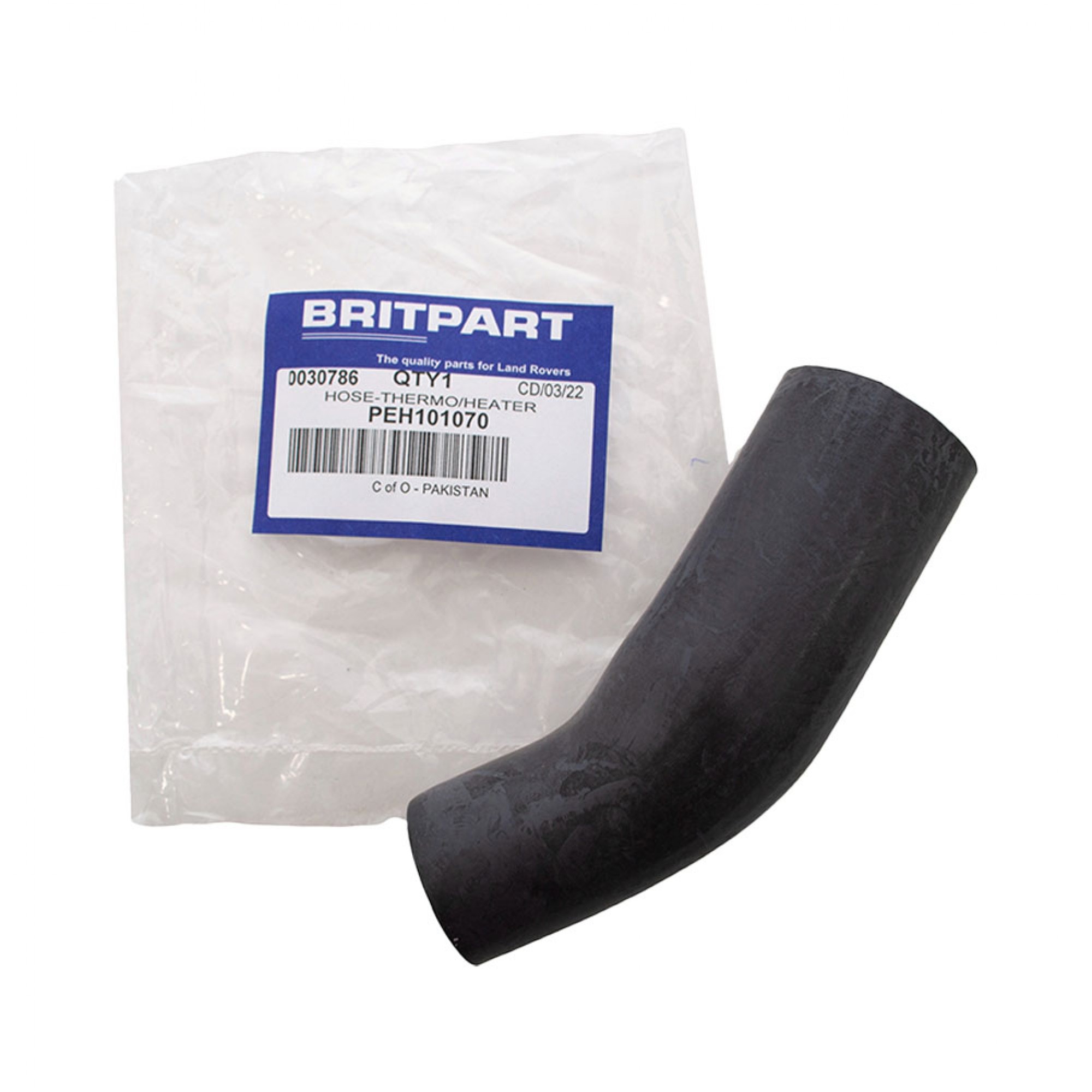 PEH101070 - Hose Thermostat to Pipe