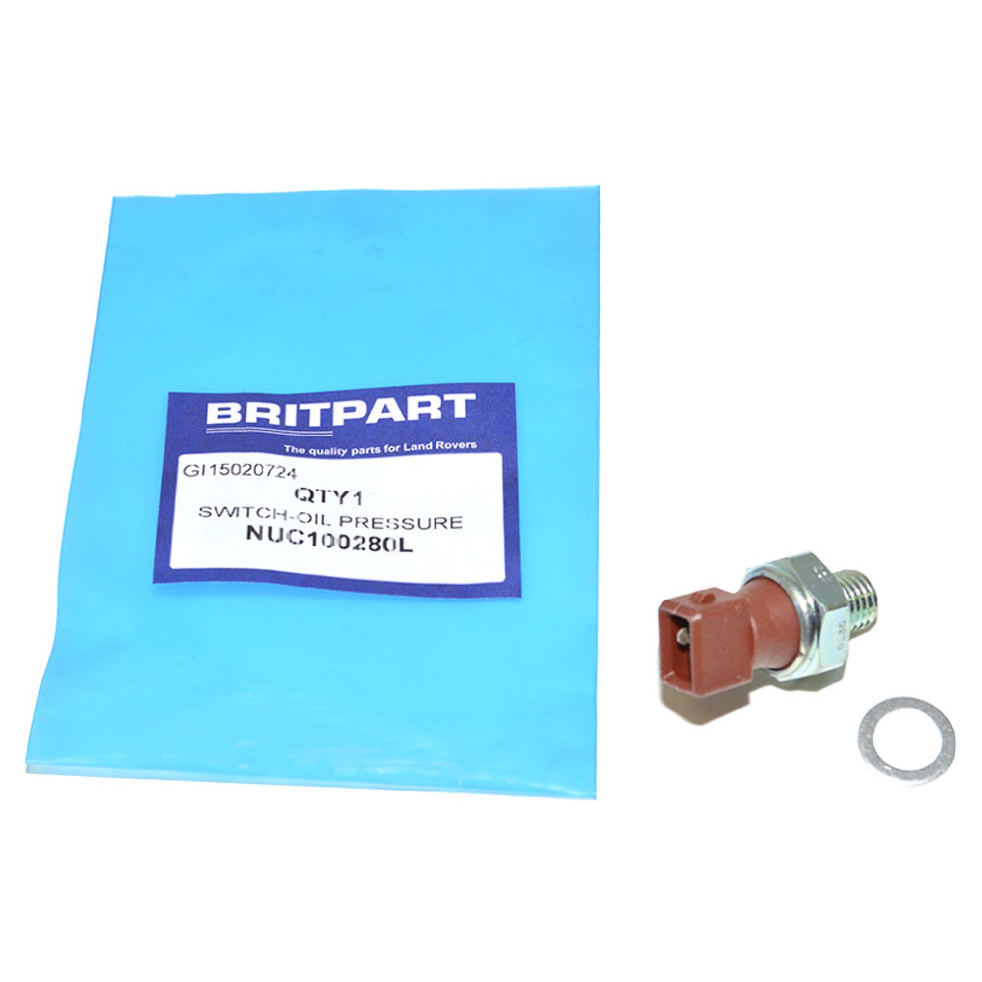 NUC100280L - Oil Pressure Switch V8 and 1.8 Petrol Parallel Thread