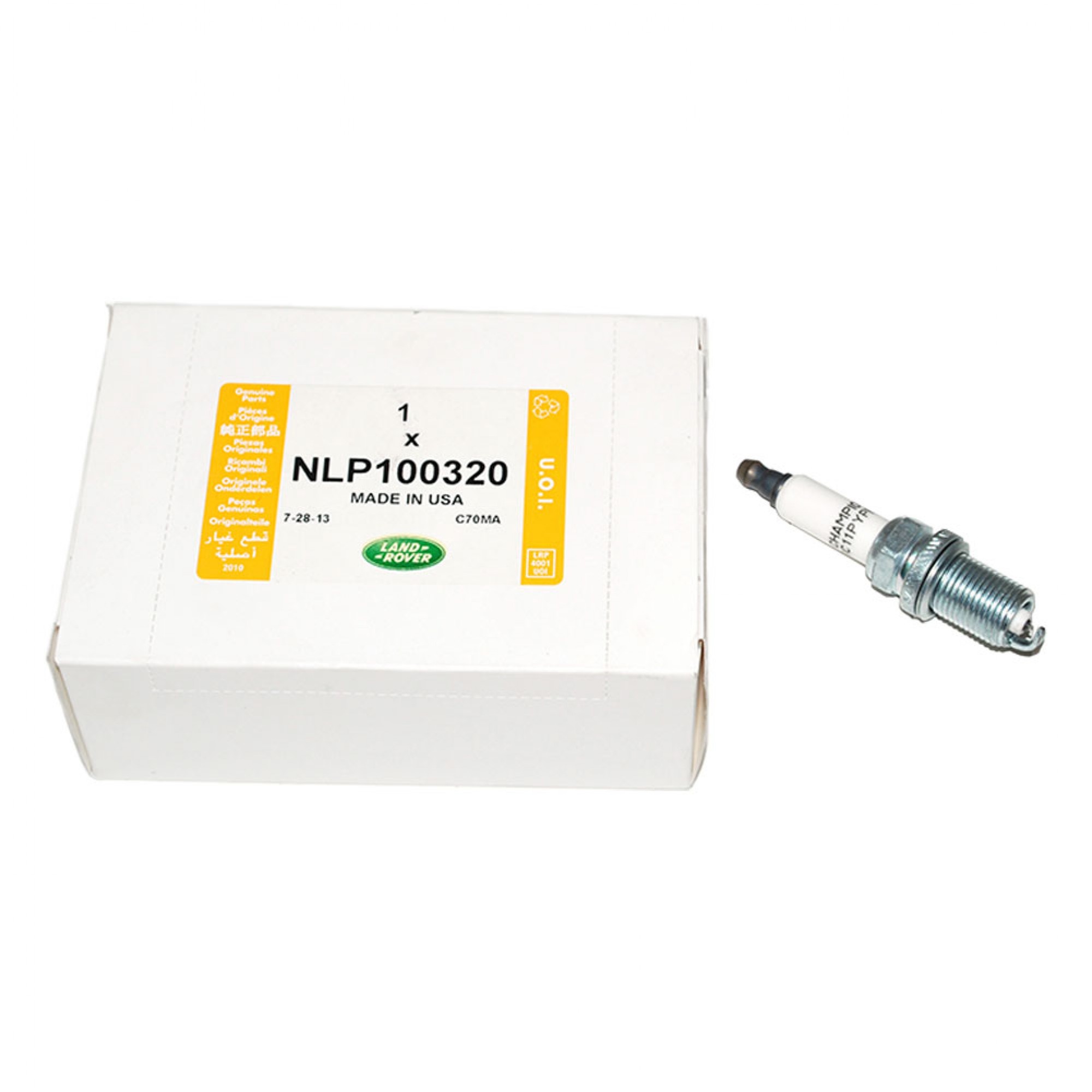 NLP100320GEN - Genuine Spark Plug V8. Discovery 2 and P38 Double Platinum