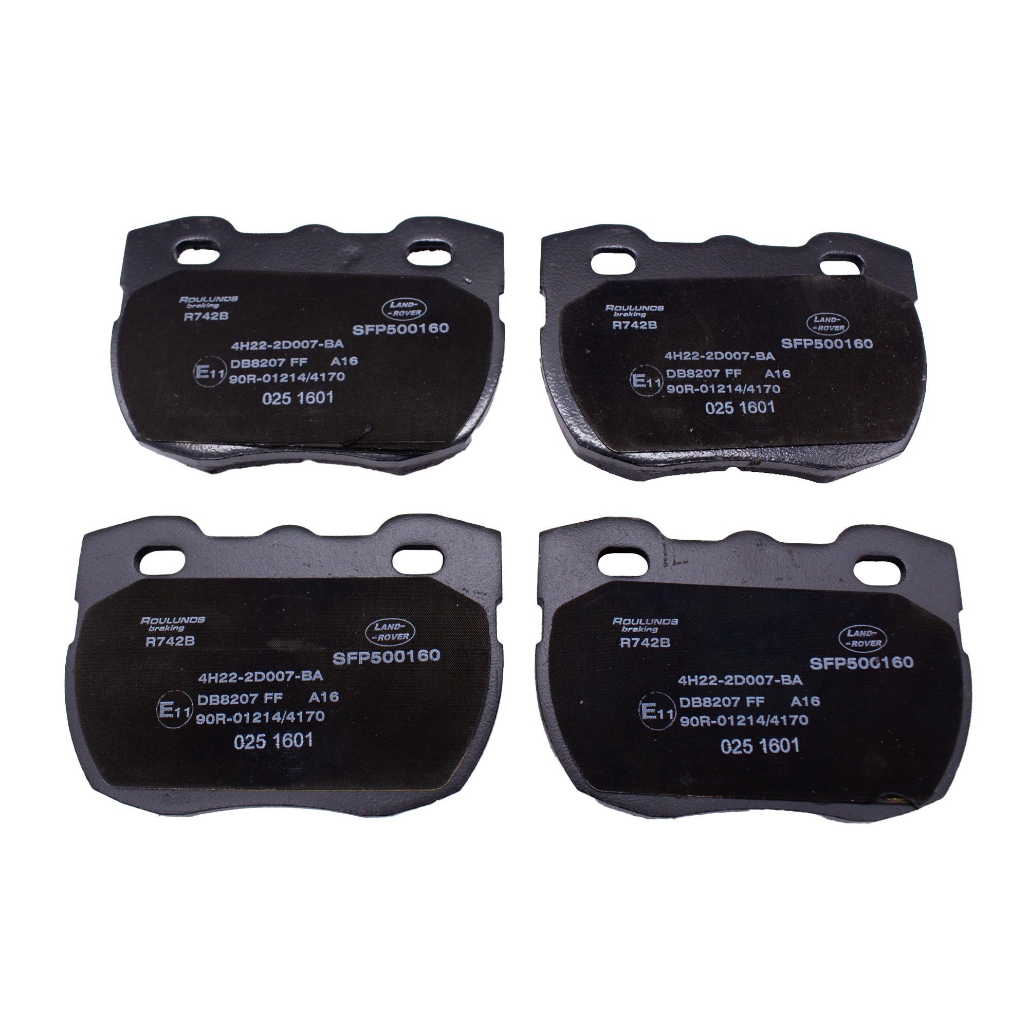 SFP500160 - Non Genuine Front Brake Pads Discovery 1993 on Non Vented Disc. and Ninety 1986-90 (Axle Set) .