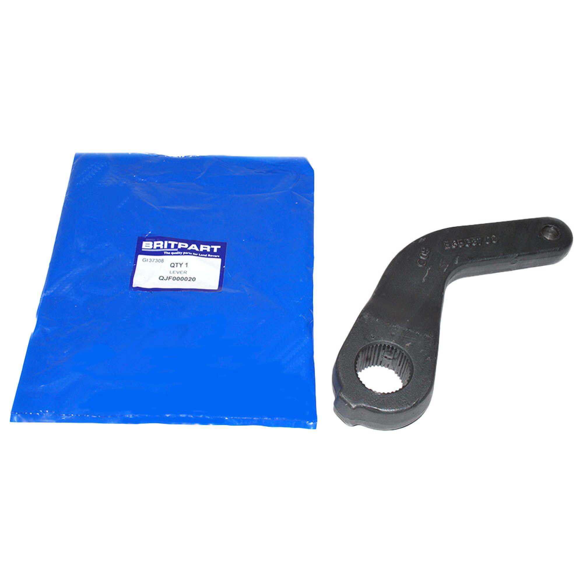 QJF000020 - Steering Box Drop Arm from 3A000000 RHD