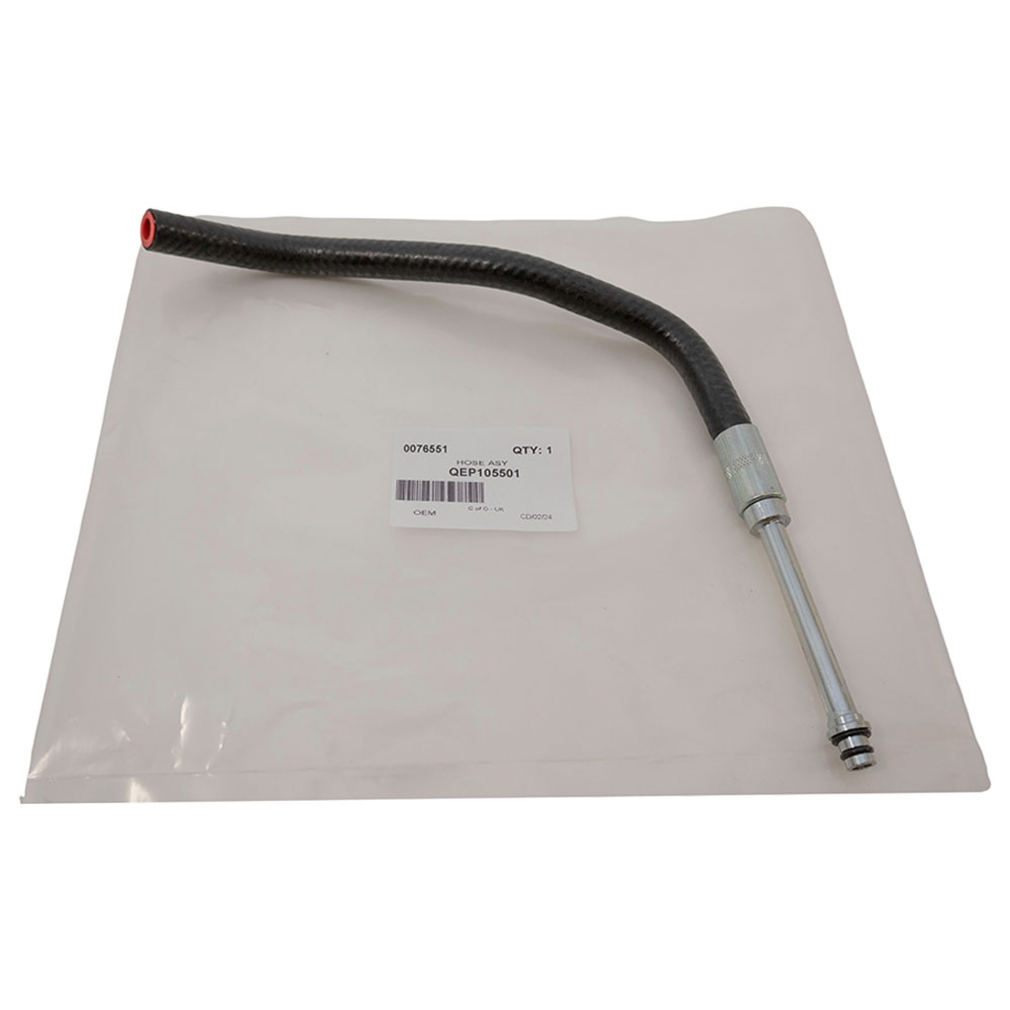 QEP105501 - OEM Power Steering Hose Low Pressure LHD