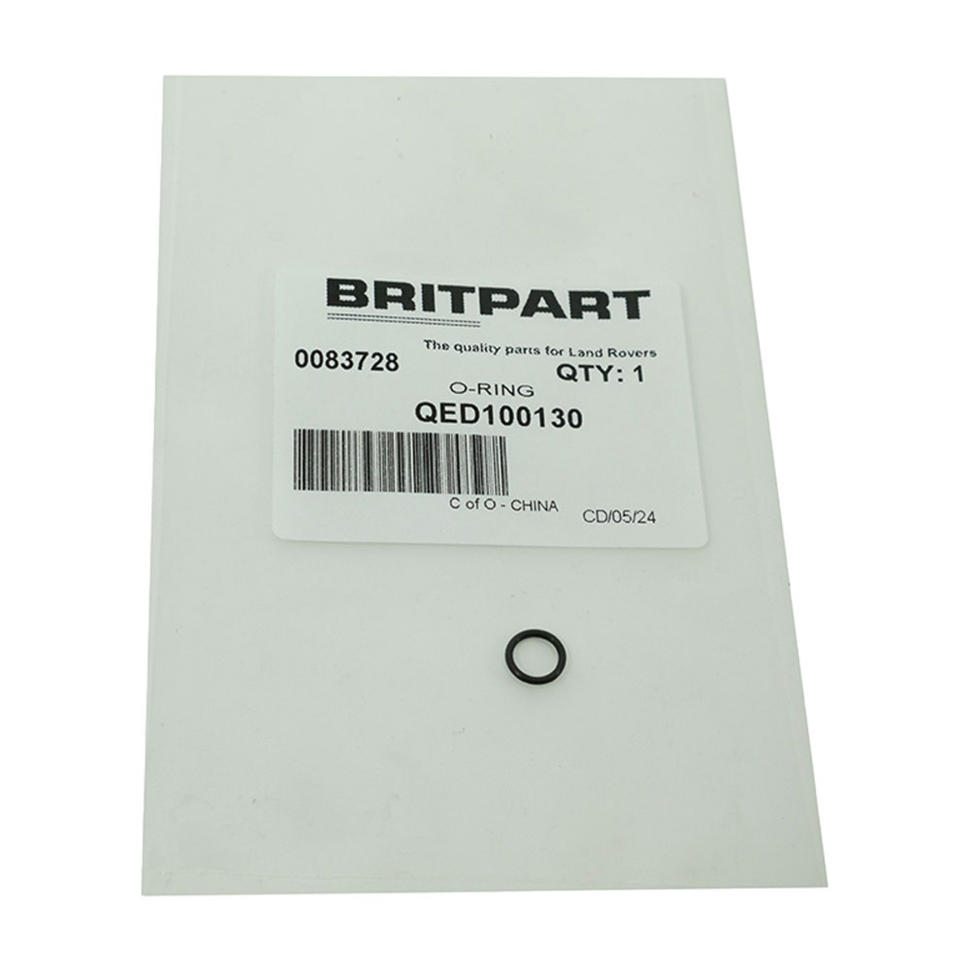 QED100130 - Brown Thin O Ring High Pressure TD5