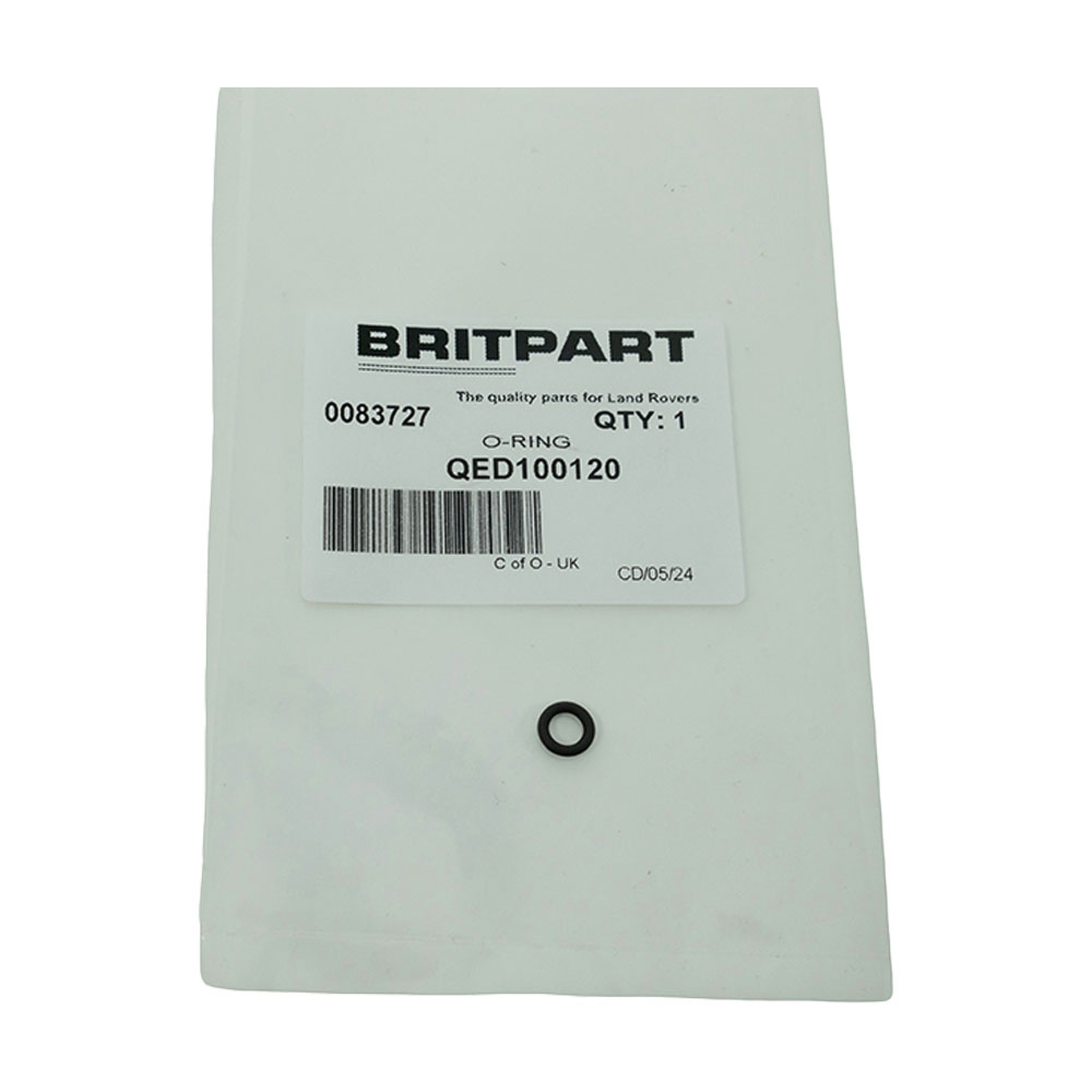 QED100120 - Brown Thick O Ring High Pressue TD5