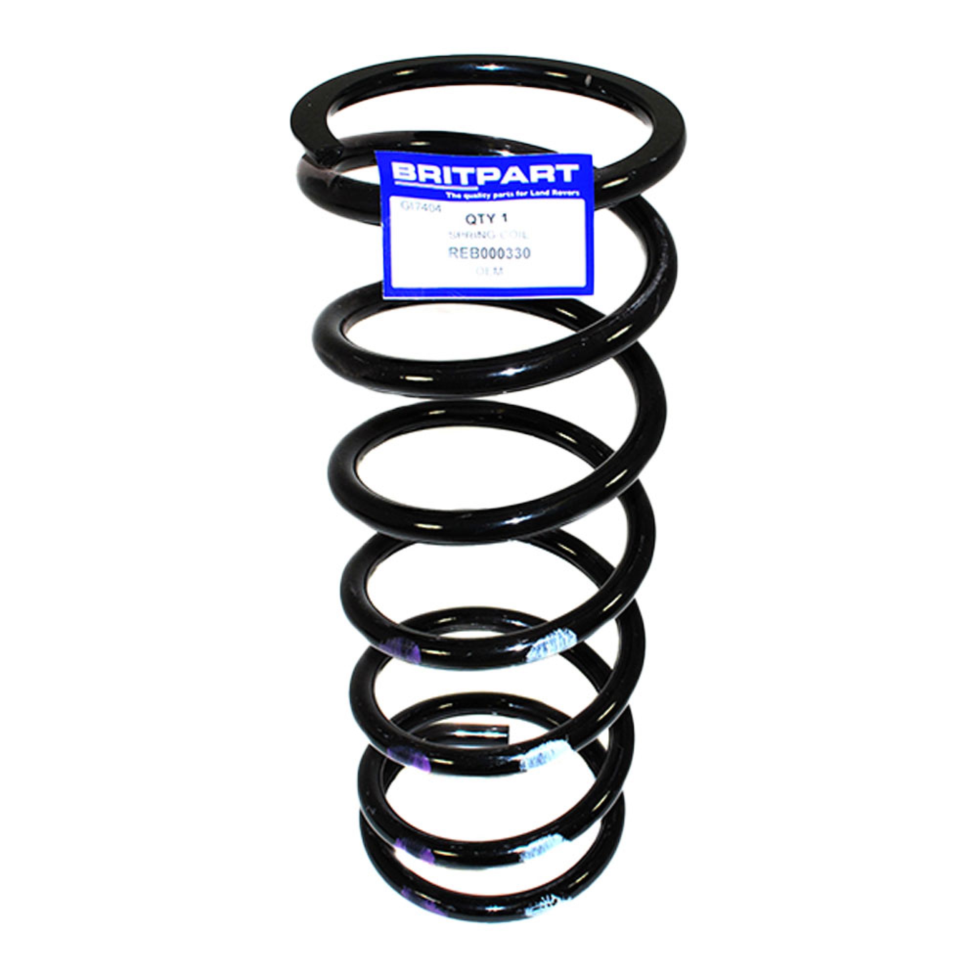 REB000330 - Front RHD RH Grey/Purple Coil Spring