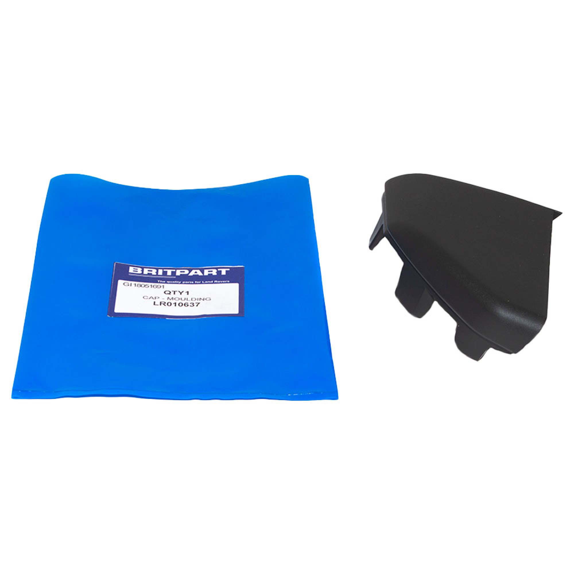 LR010637 - Cap RH Rear Wheelarch Moulding Anthracite from 9A