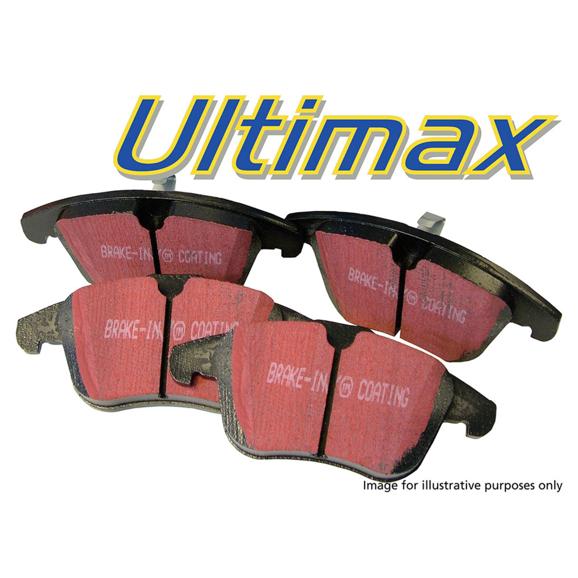 DA3316 - Ebc Ultimax Brake Pad Set Rear Subject to Vin