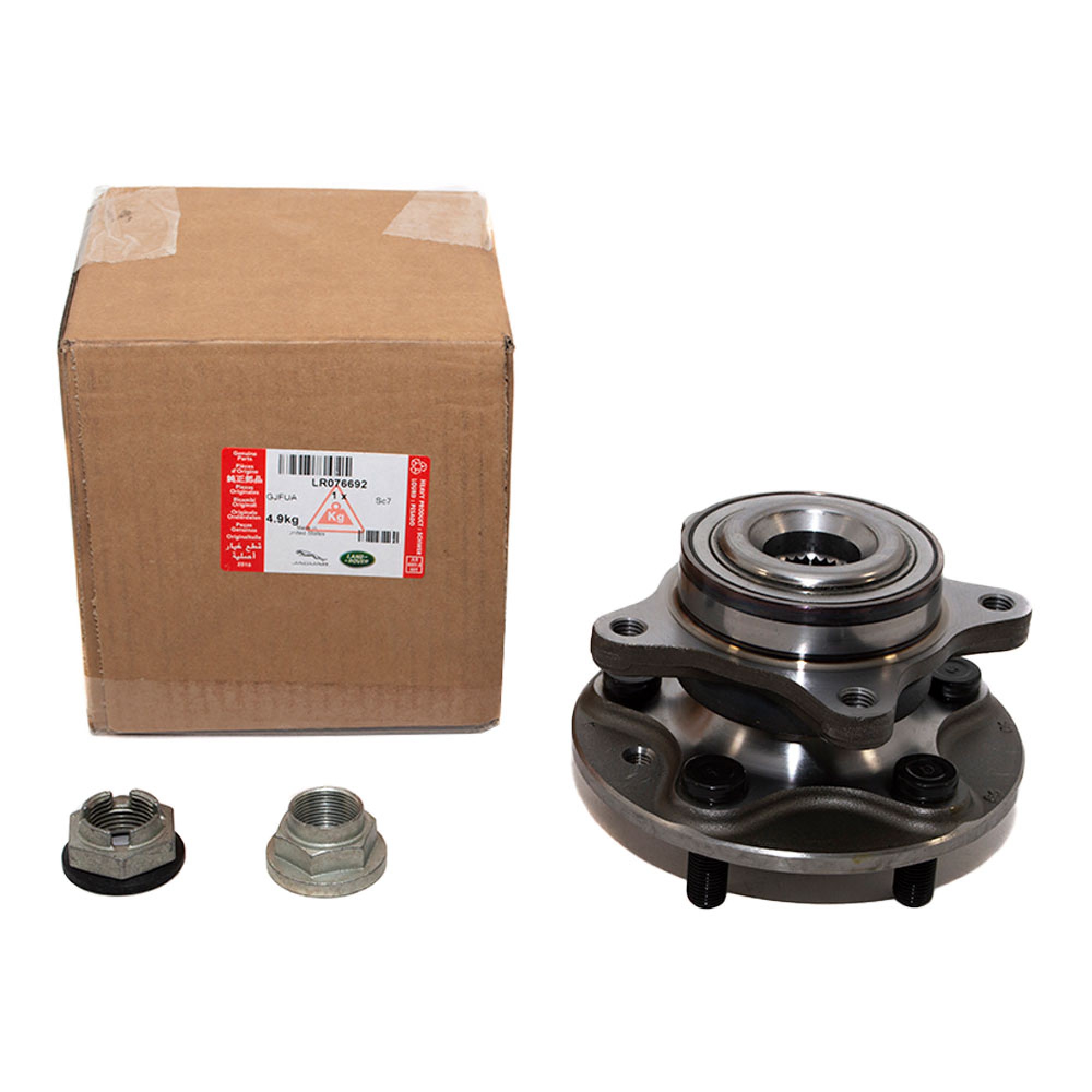 LR076692GEN - Genuine Front Hub and Bearing Complete