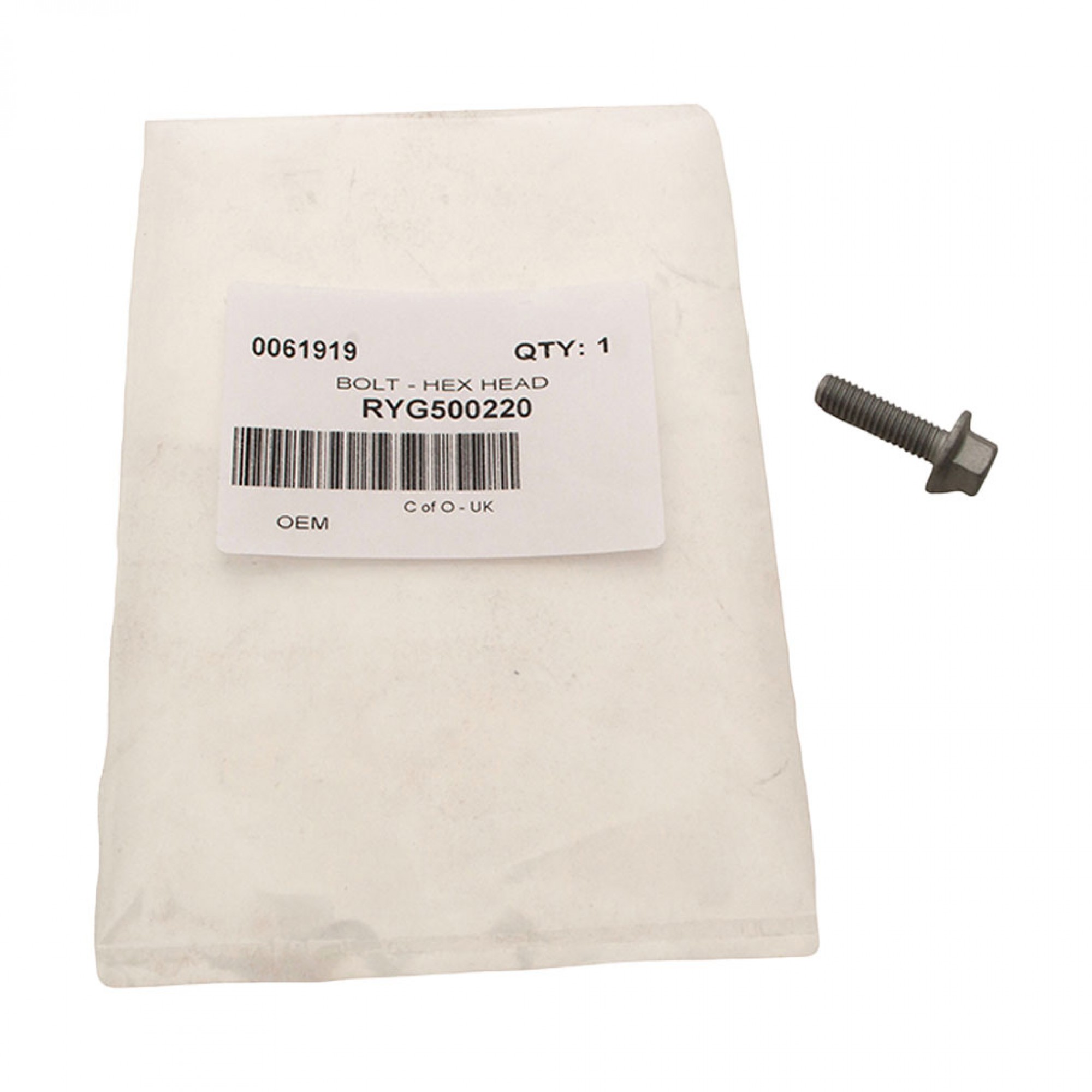 RYG500220 - Bolt M6 x 20mm