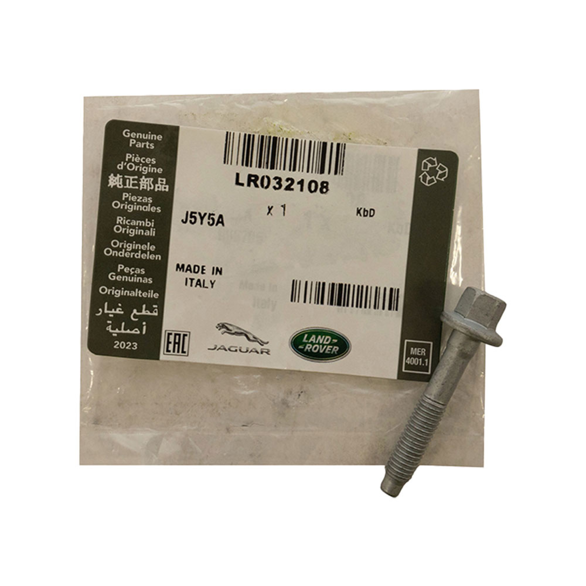 LR032108 - Genuine Bolt M6 x 35mm