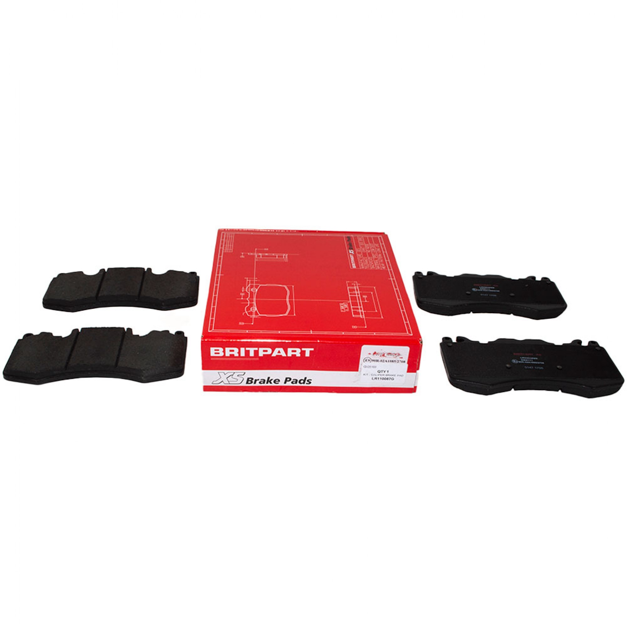 LR110087G - OEM Rrs 2014 on/D5 Front Brake Pads from Chassis JA000001