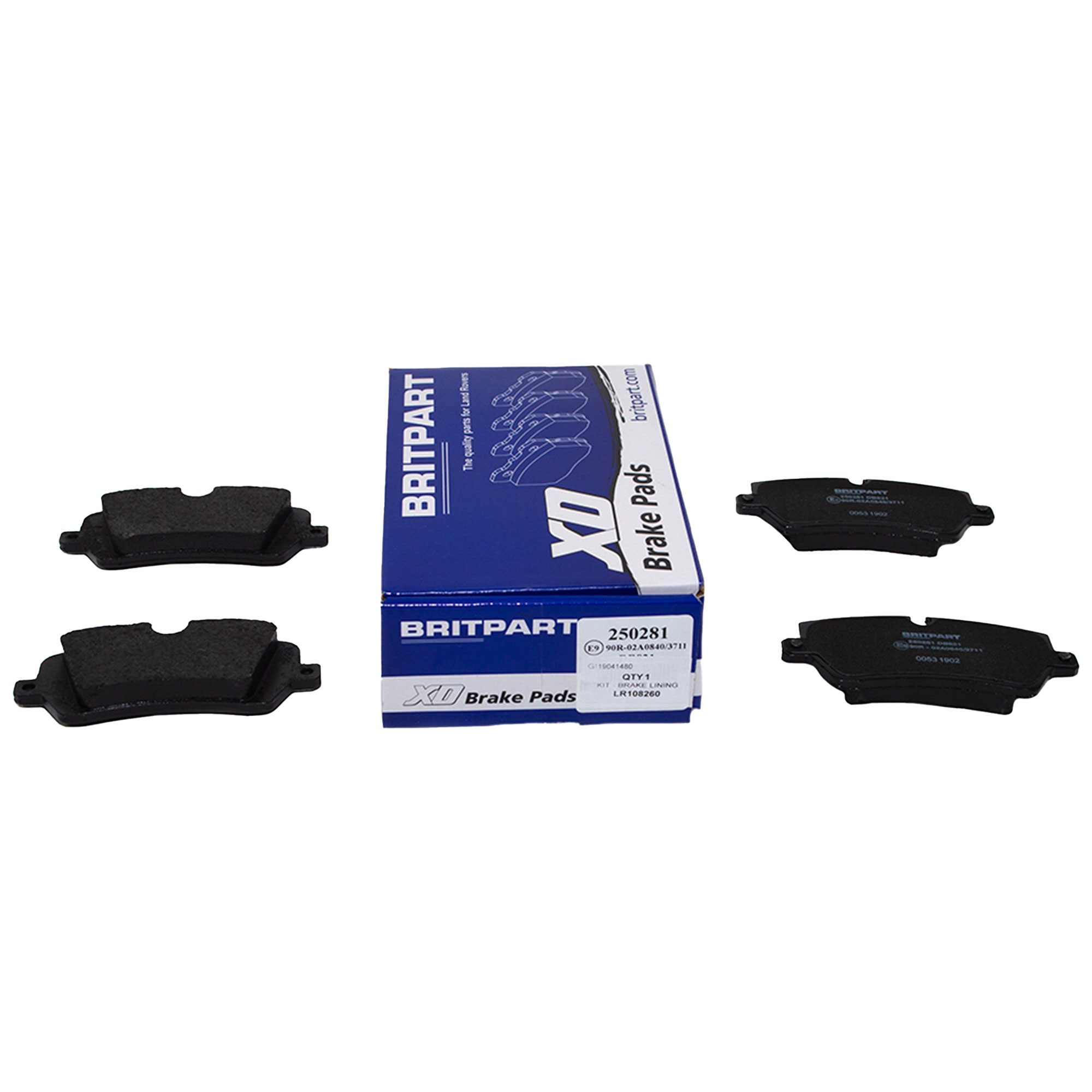 LR108260 - Disco 5 and R/R 2013 on Rear Brake Pads Xd