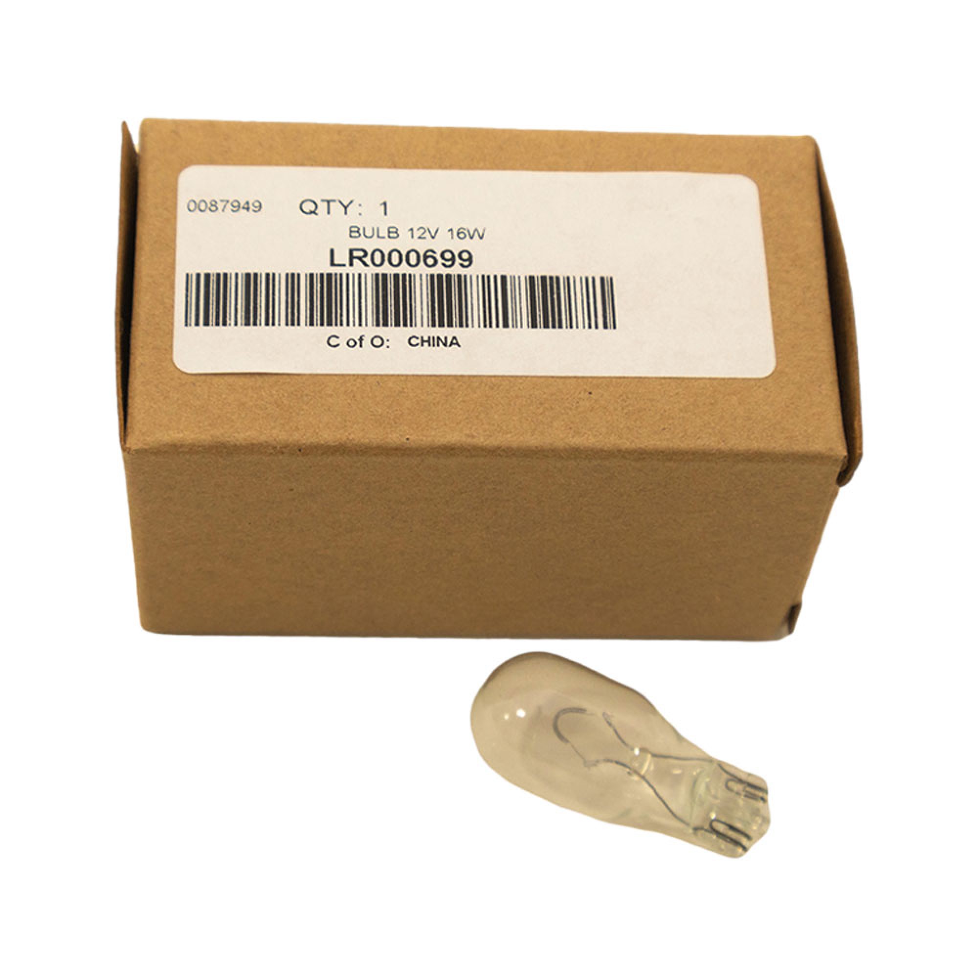 LR000699 - Reverse Rear Bulb 12V 16W Clear