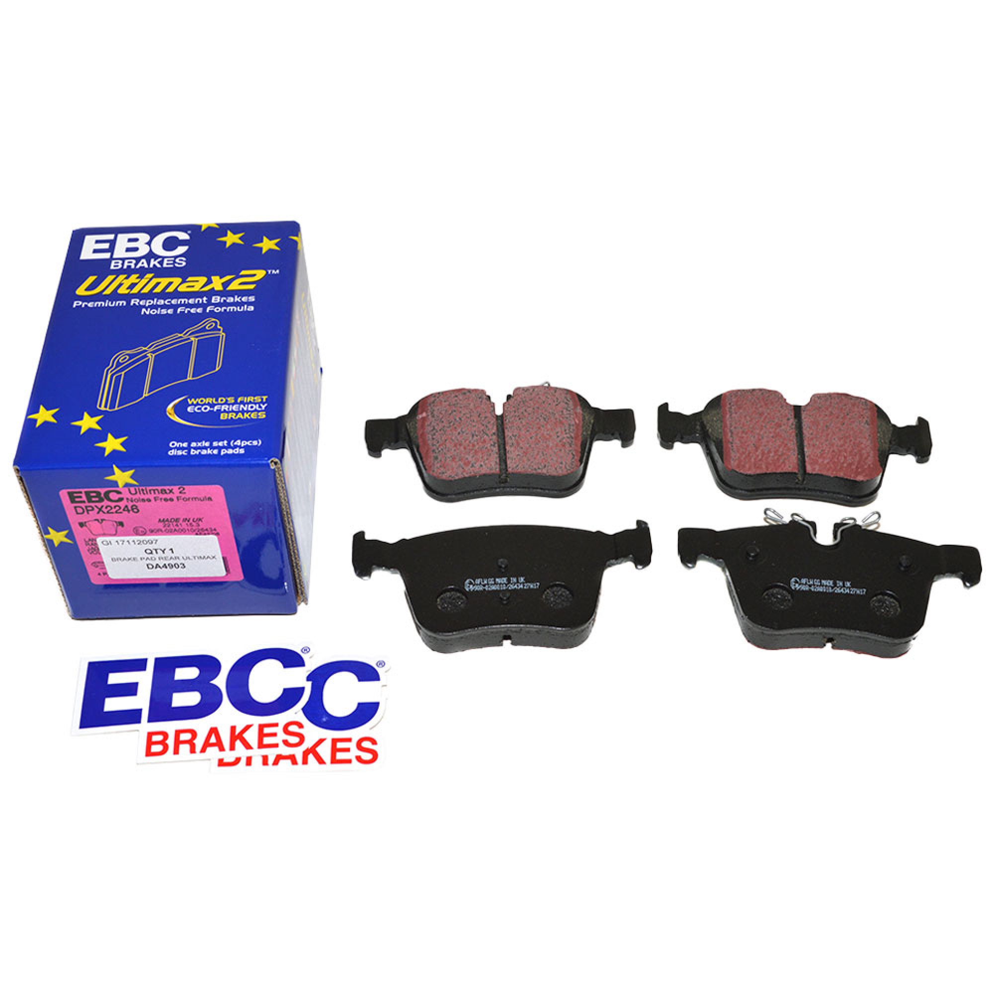 DA4903 - Brake Pad Rear Ultimax 17" from GH000000 on