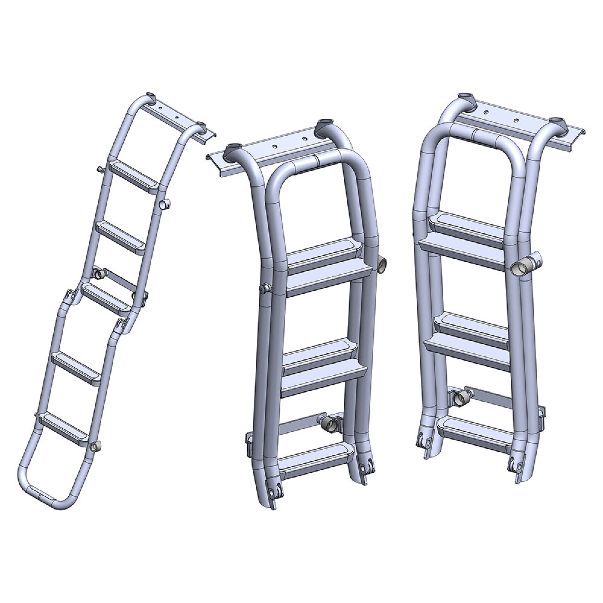 Rear Access Ladder by Safty Devices for Defender 2020 on